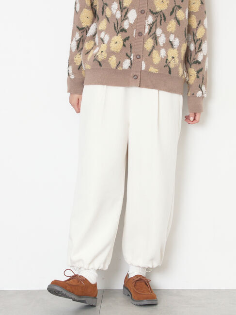 モテ系ファッションメンズ|【サマンサモスモス/Samansa Mos2】 【M/Lサイズ】裾絞りタックパンツ