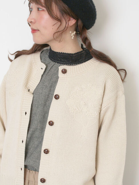 モテ系メンズファッション|【サマンサモスモス/Samansa Mos2】 ◎刺繍カーディガン