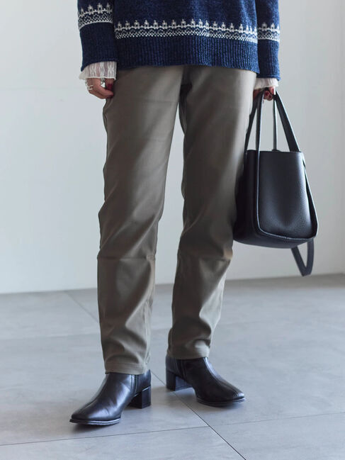 【サマンサモスモス/Samansa Mos2】 裏起毛ストレッチパンツ