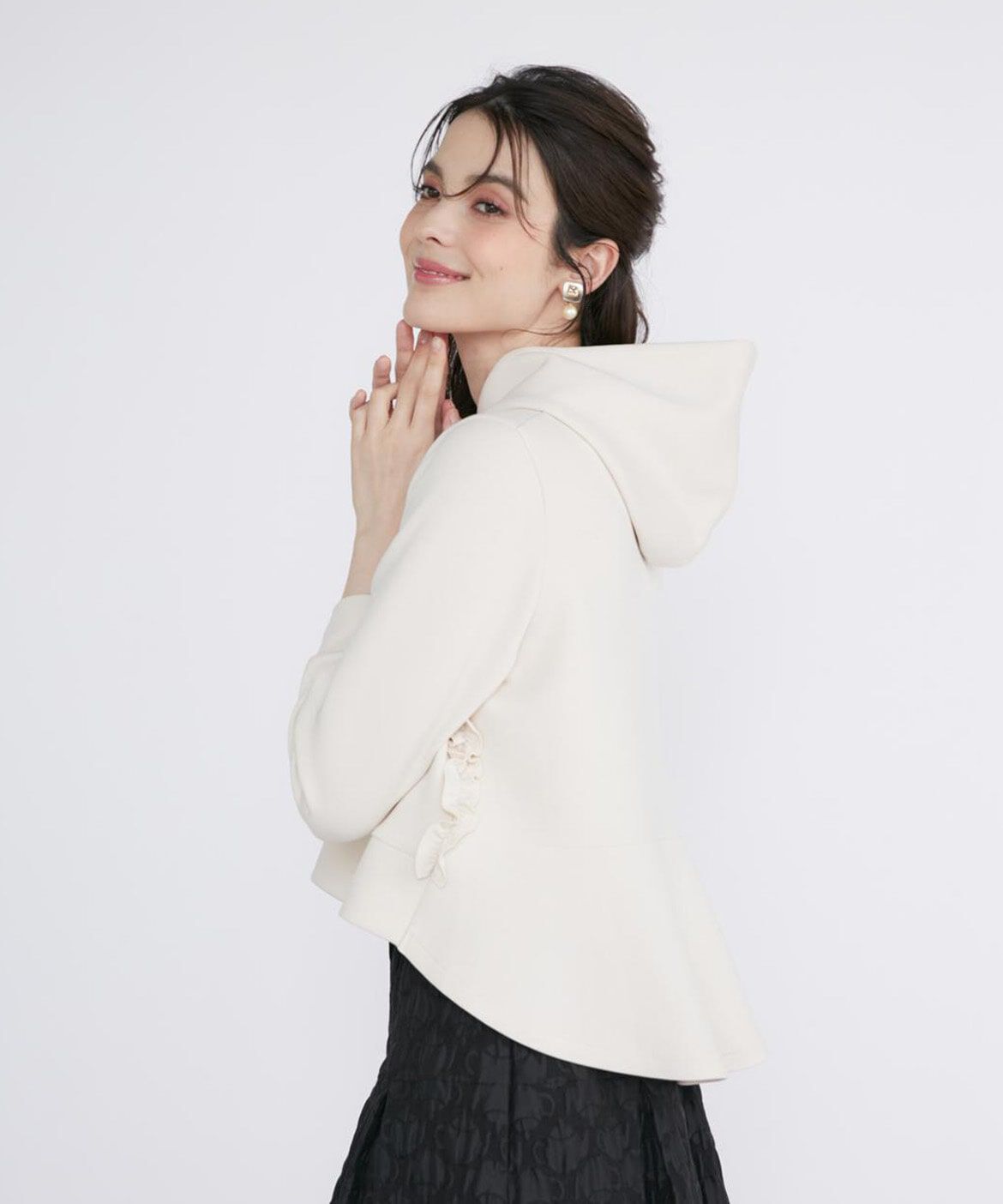 モテ系メンズファッション|【スーペリアクローゼット/SUPERIOR CLOSET】 《大きいサイズ》サイドフリルパーカー