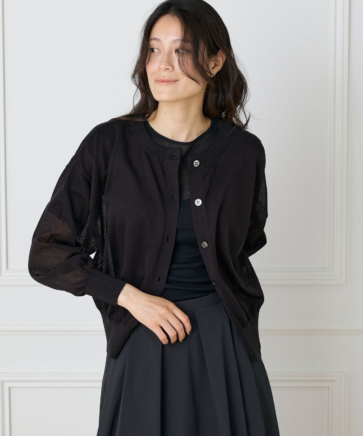 ファッションメンズお薦め|【スーペリアクローゼット/SUPERIOR CLOSET】 2WAYシアーカーディガン