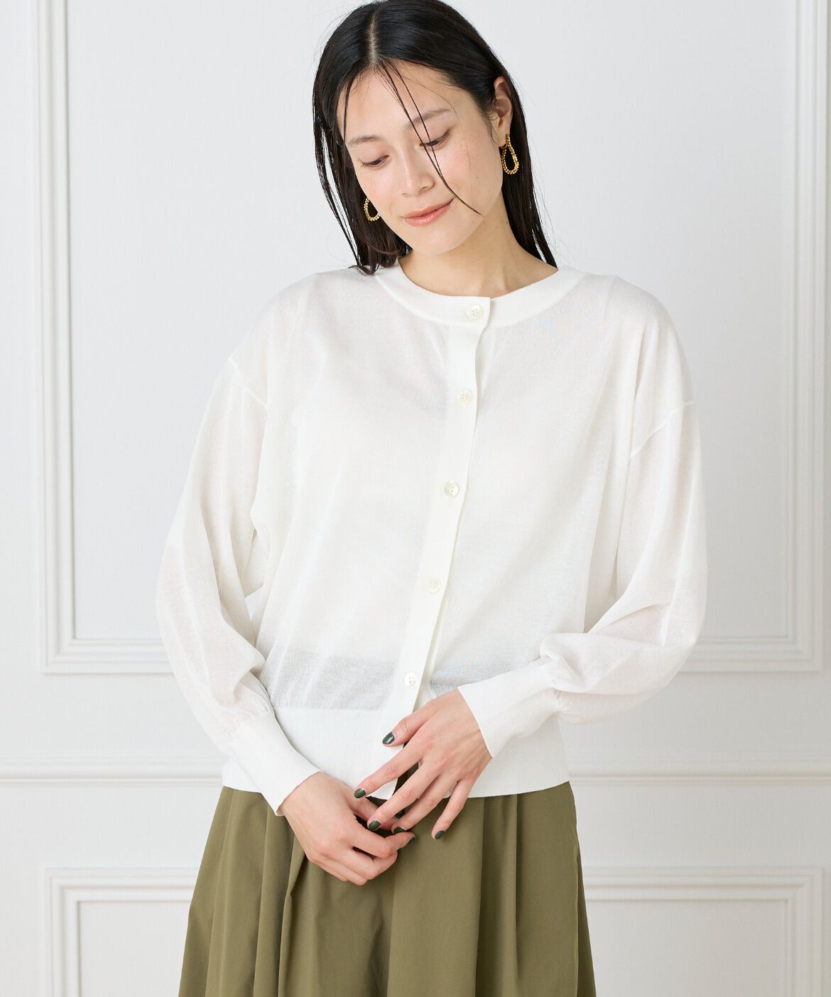 ファッションメンズお薦め|【スーペリアクローゼット/SUPERIOR CLOSET】 2WAYシアーカーディガン