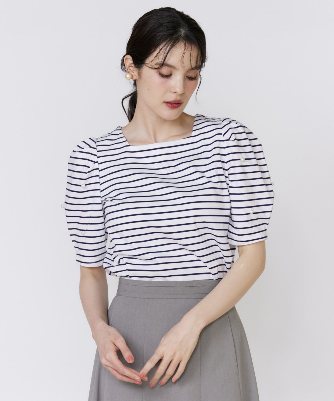 ファッションメンズのイチオシ|【スーペリアクローゼット/SUPERIOR CLOSET】 袖パールカットソー