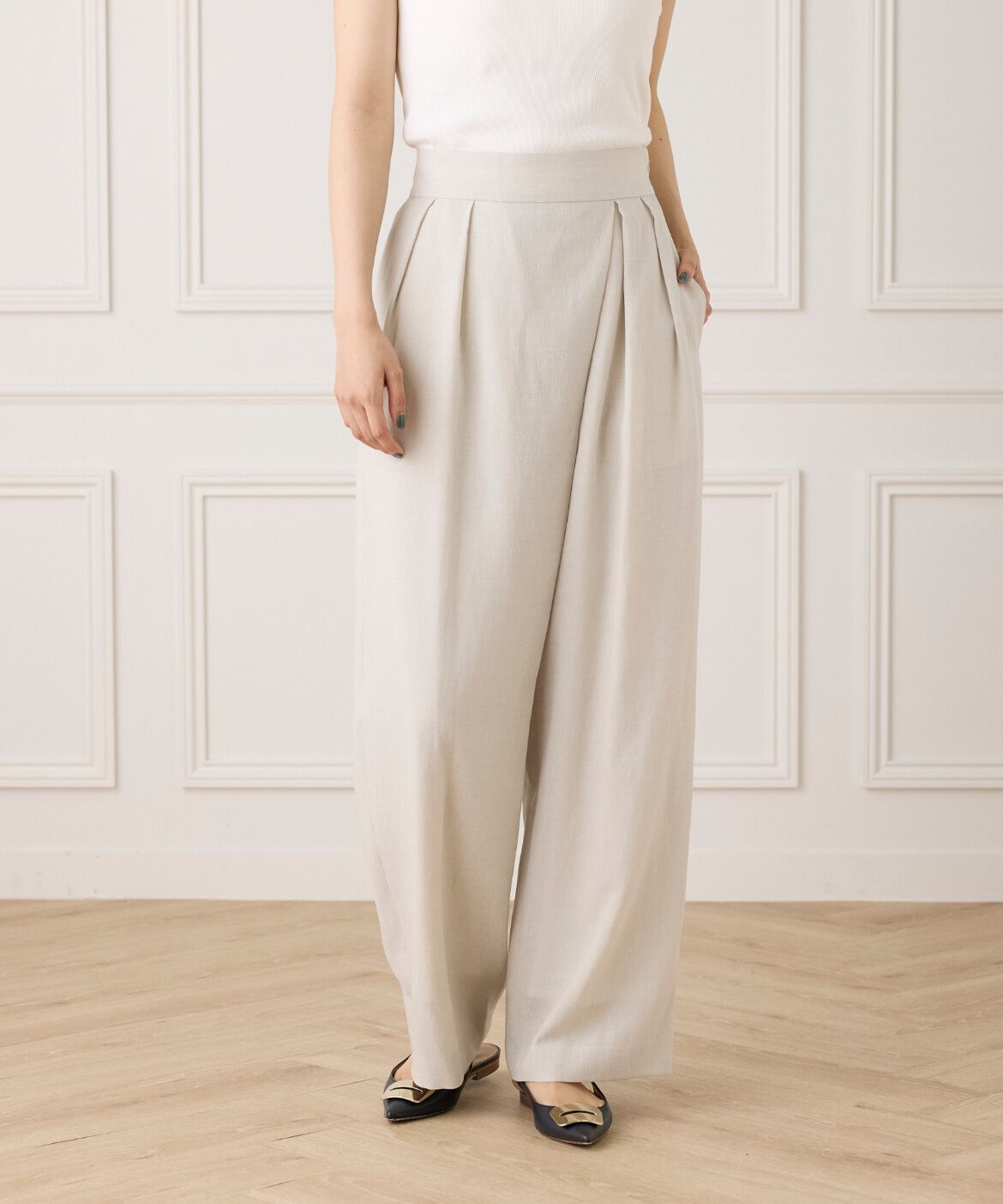 【スーペリアクローゼット/SUPERIOR CLOSET】 ラップパンツ《la veille by SUPERIOR CLOSET》