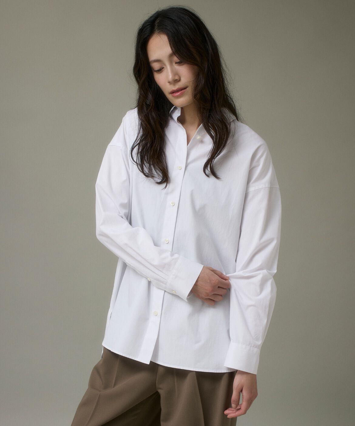 【スーペリアクローゼット/SUPERIOR CLOSET】 コットンオーバーサイズシャツ