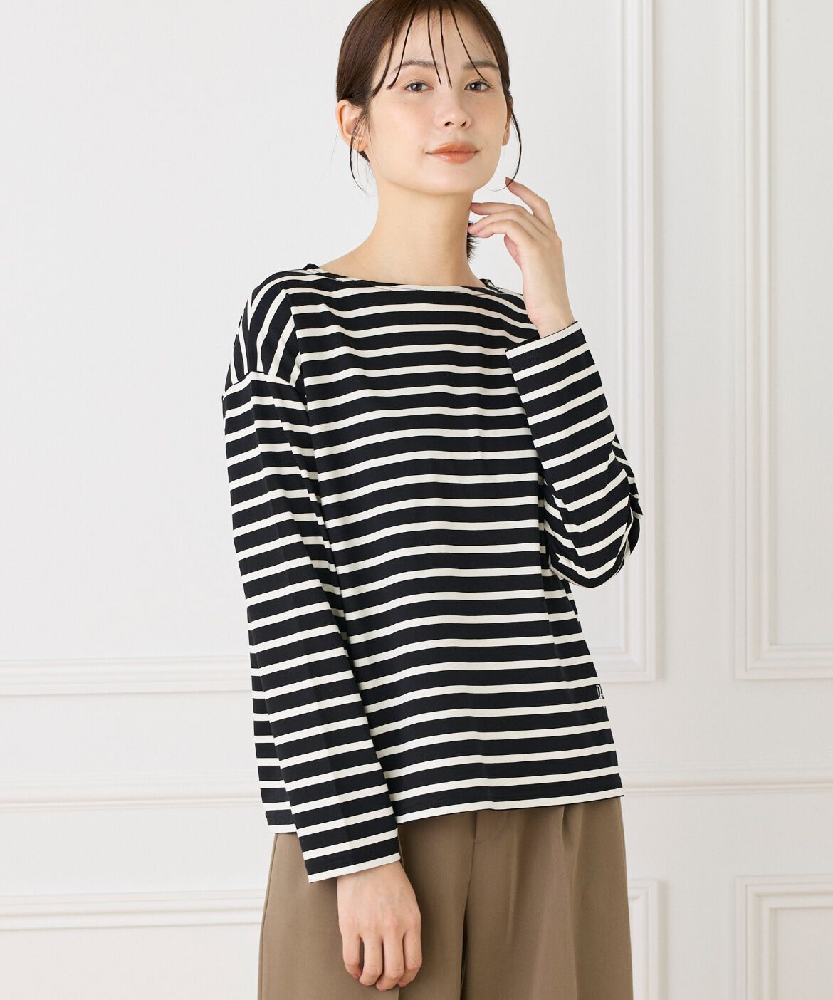 メンズファッションなら|【スーペリアクローゼット/SUPERIOR CLOSET】 ボーダーロングスリーブT