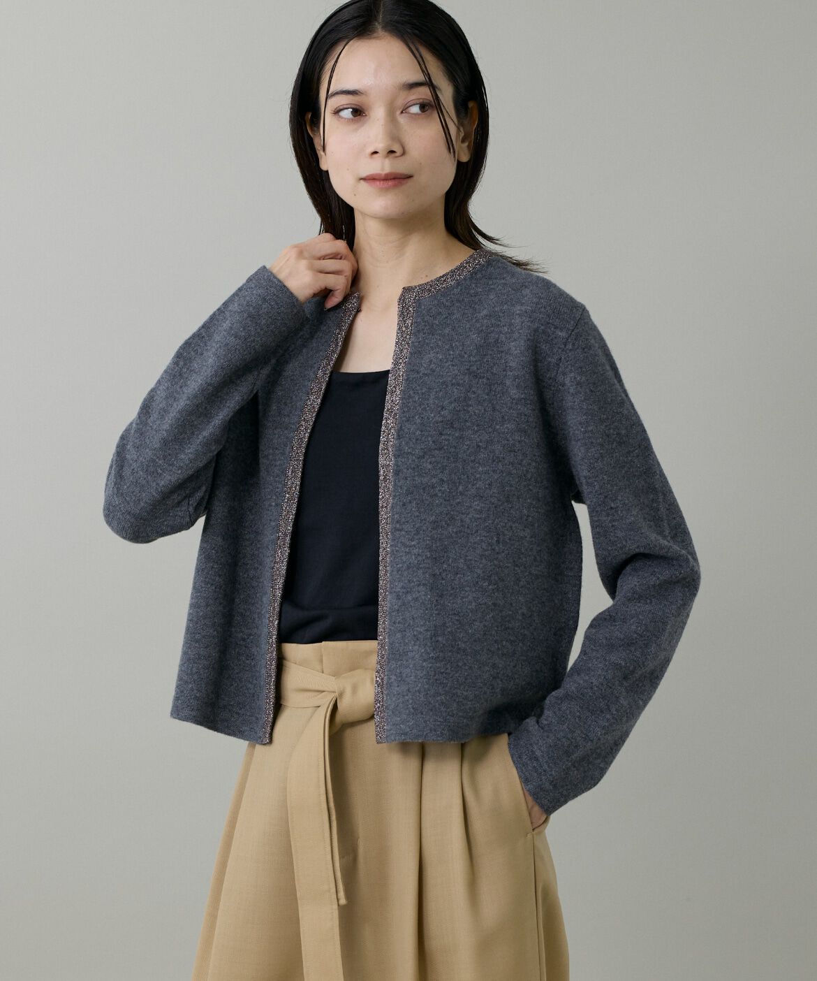 人気ファッションメンズ|【スーペリアクローゼット/SUPERIOR CLOSET】 クルーネックカーディガン