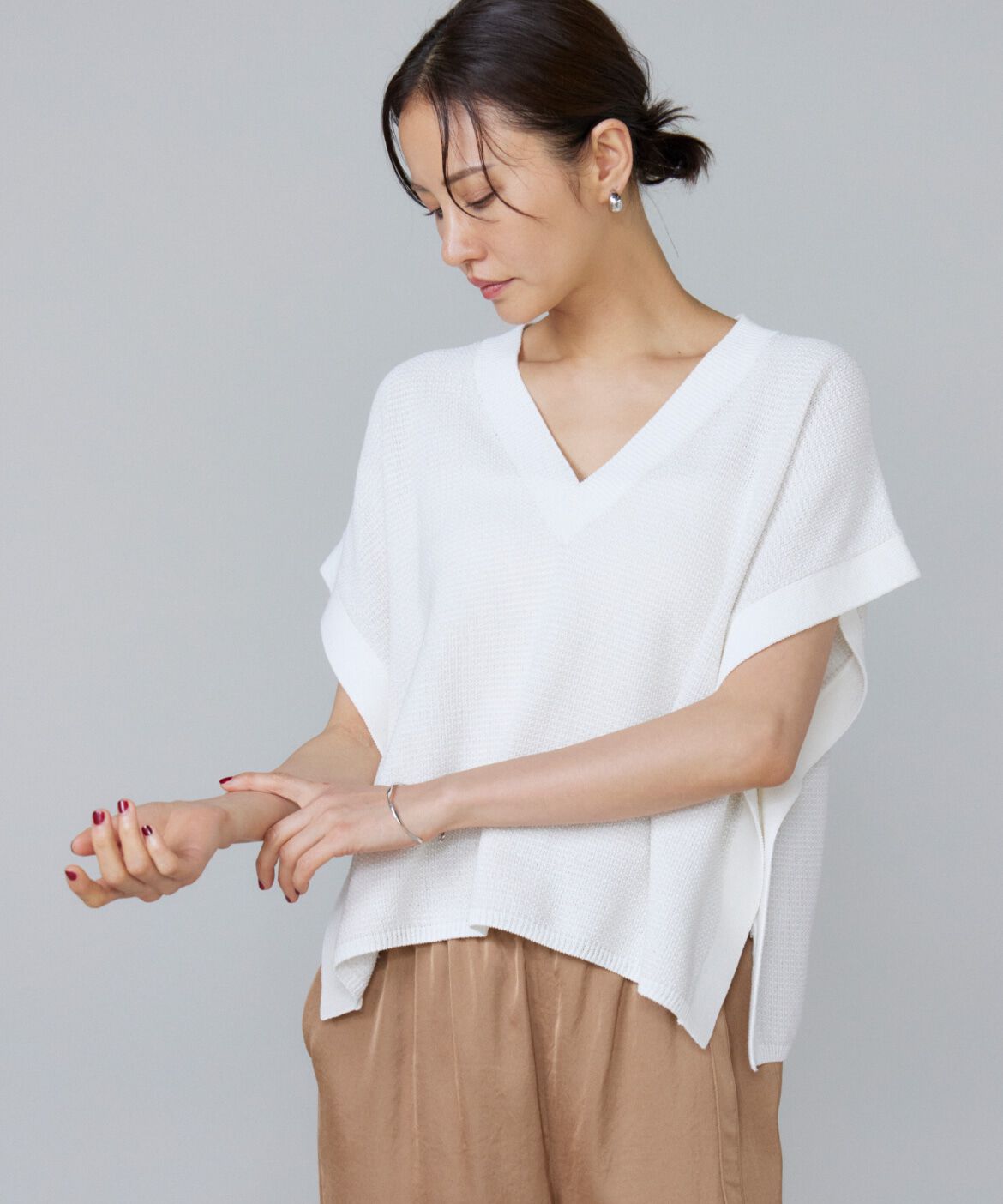 【スーペリアクローゼット/SUPERIOR CLOSET】 《大きいサイズ》ニットベスト