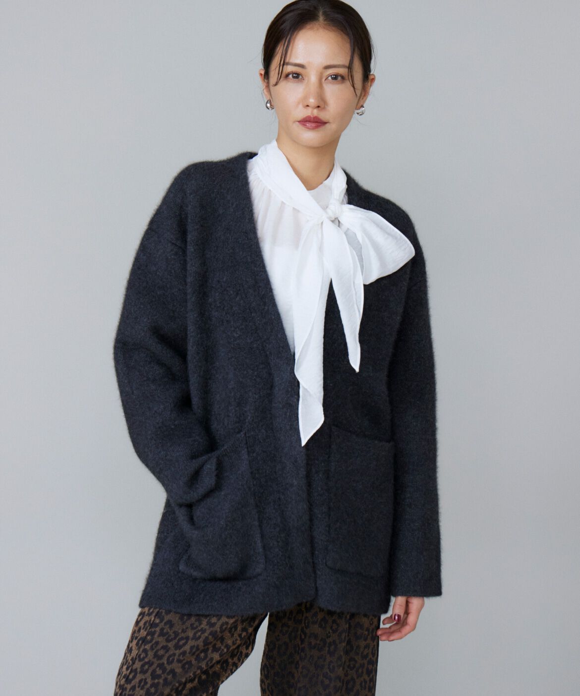 メンズファッションなら|【スーペリアクローゼット/SUPERIOR CLOSET】 《大きいサイズ》ラクーン接結編みニットジャケット