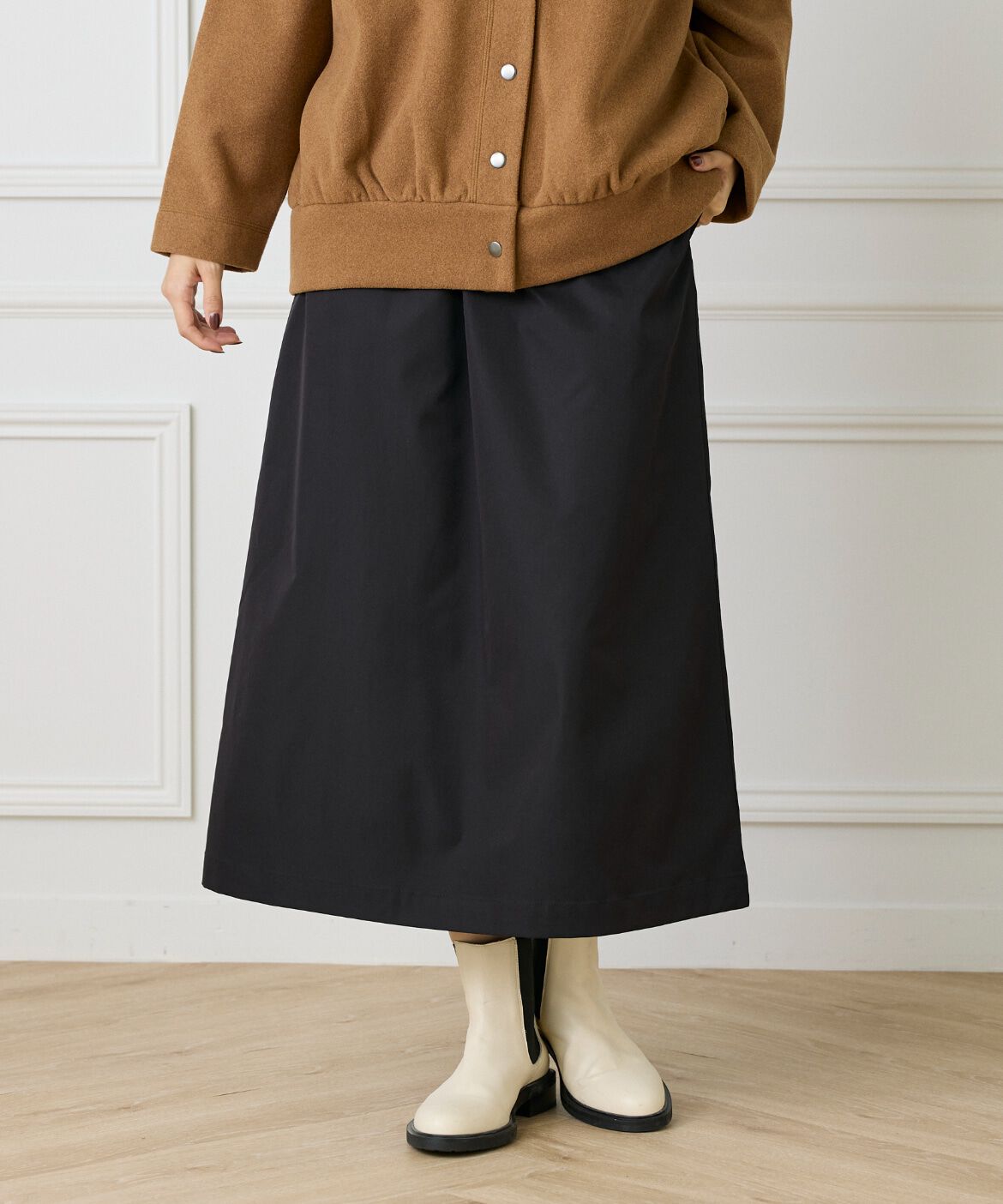 【スーペリアクローゼット/SUPERIOR CLOSET】 メモリーツイルAラインスカート