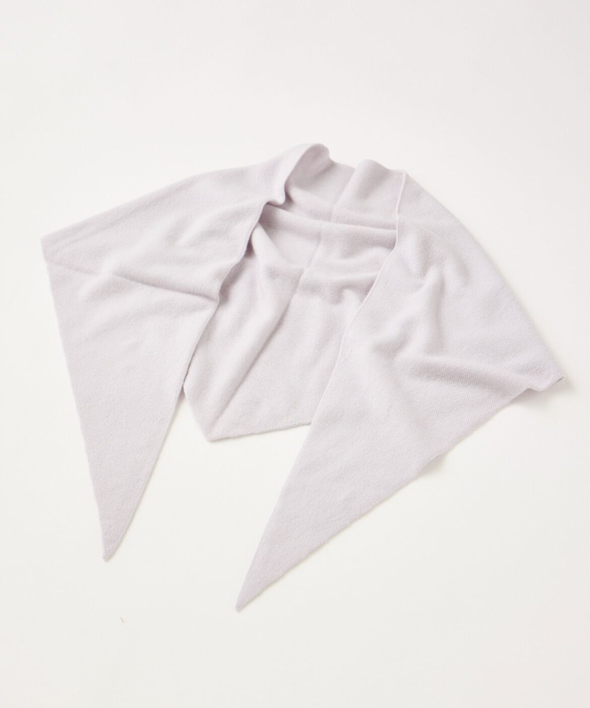 【スーペリアクローゼット/SUPERIOR CLOSET】 シームレストライアングルカシミヤニットストール《ASAUCE MELER》