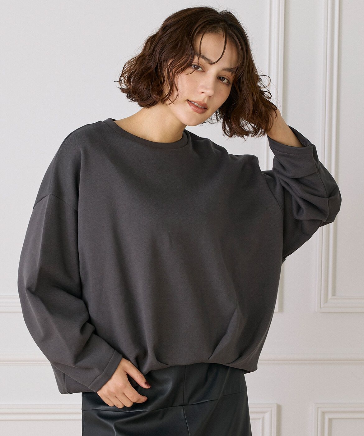 人気メンズファッション|【スーペリアクローゼット/SUPERIOR CLOSET】 フロントタック裏毛プルオーバー《YVON》