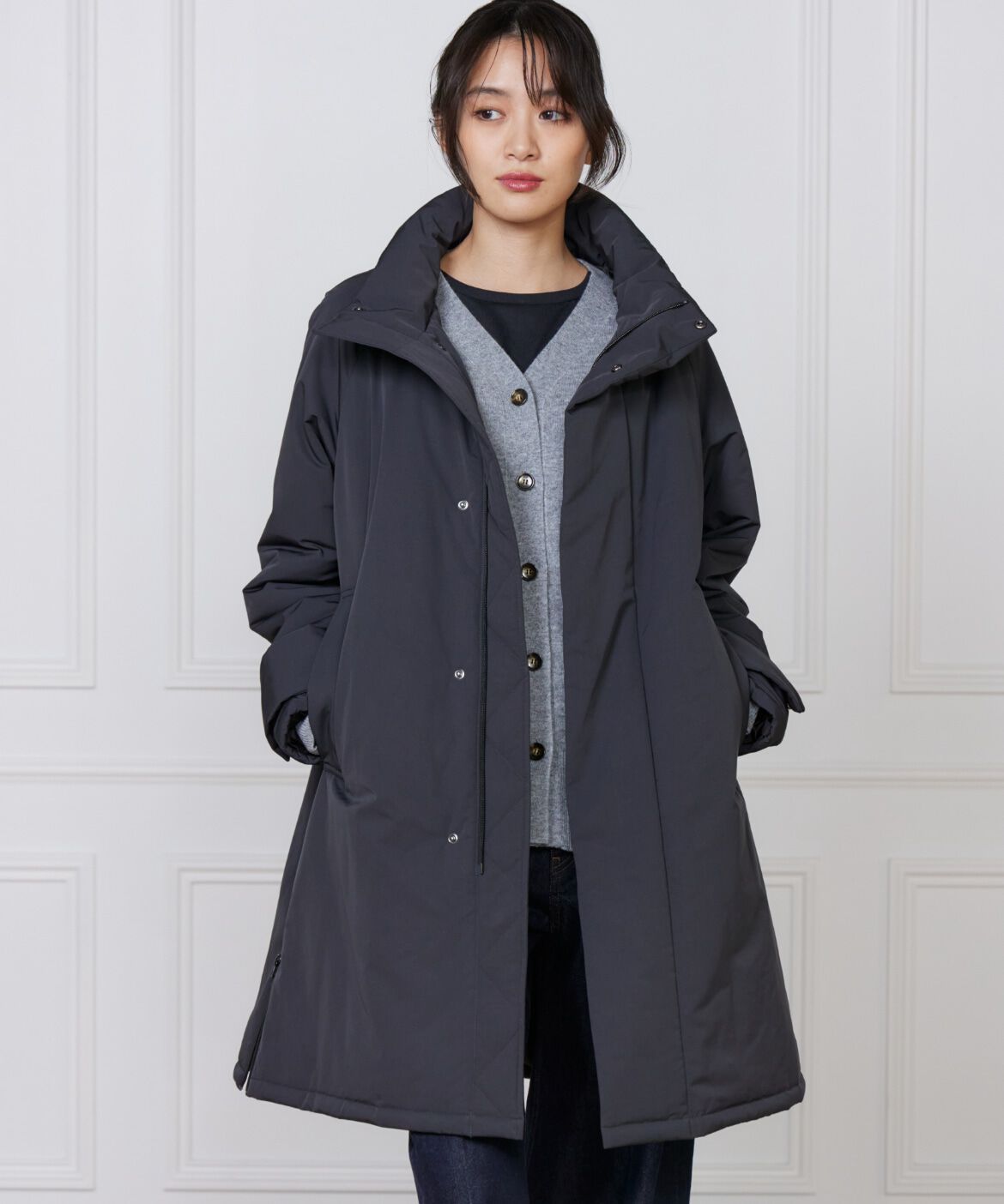 メンズファッションの一押し|【スーペリアクローゼット/SUPERIOR CLOSET】 スタンドカラー中綿コート