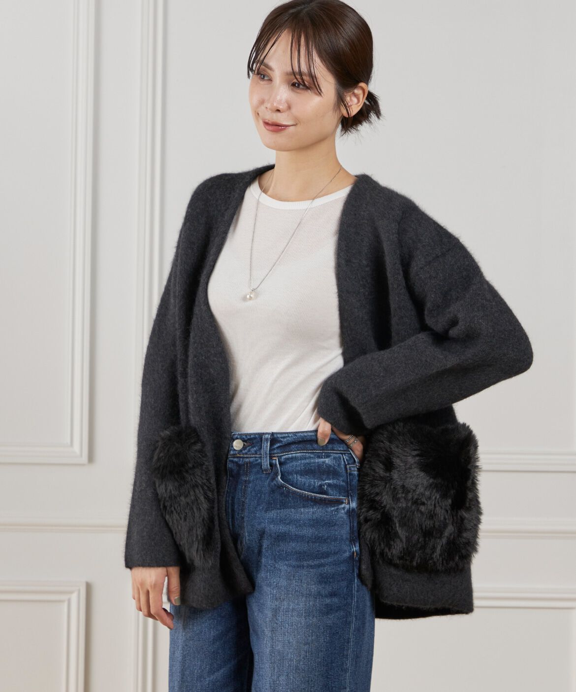 メンズファッションなら|【スーペリアクローゼット/SUPERIOR CLOSET】 《45th限定企画》ラクーン接結編みニットジャケット