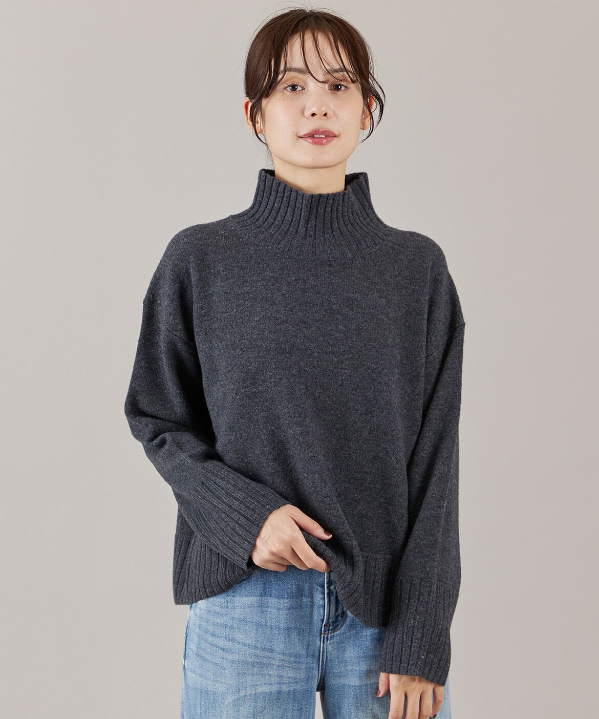 【スーペリアクローゼット/SUPERIOR CLOSET】 ハイネックプルオーバーニット