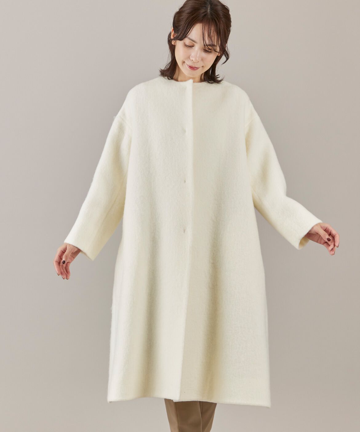 モテ系ファッションメンズ|【スーペリアクローゼット/SUPERIOR CLOSET】 モヘヤテントラインコート《WEB限定》