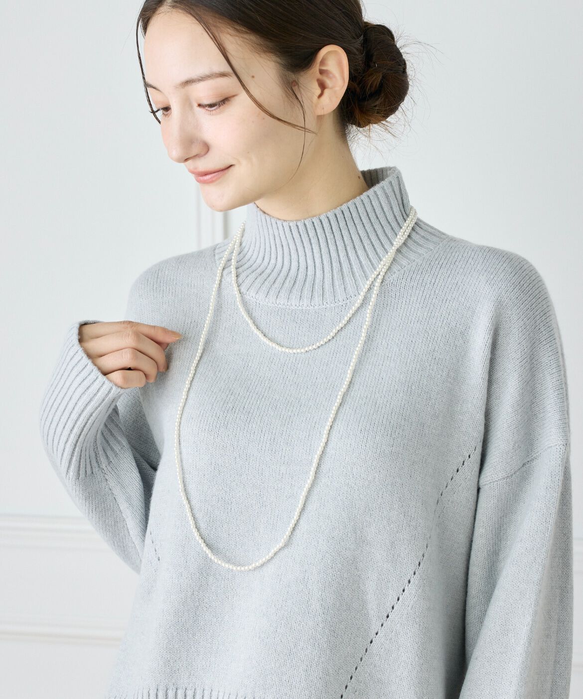 【スーペリアクローゼット/SUPERIOR CLOSET】 プラスチックパールネックレス