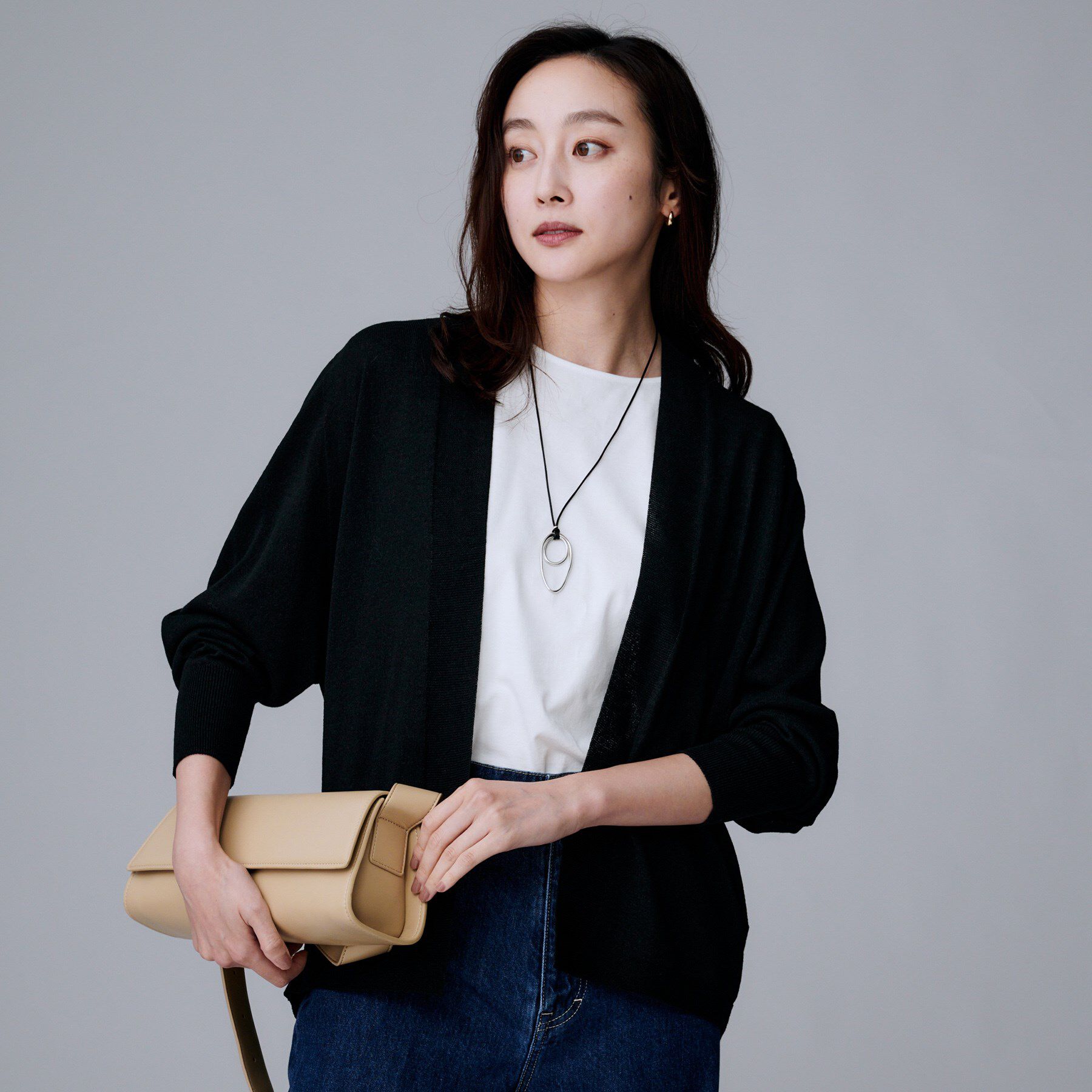 モテ系メンズファッション|【アンタイトル/UNTITLED】 【きれいめ羽織り/オフィス】釦レスカーディガン