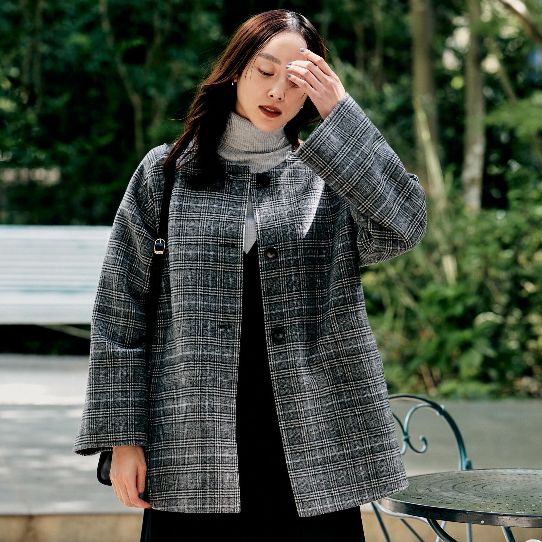 ウールカシミヤビーバー ショートコクーンコート（Ballsey）｜ルミネの