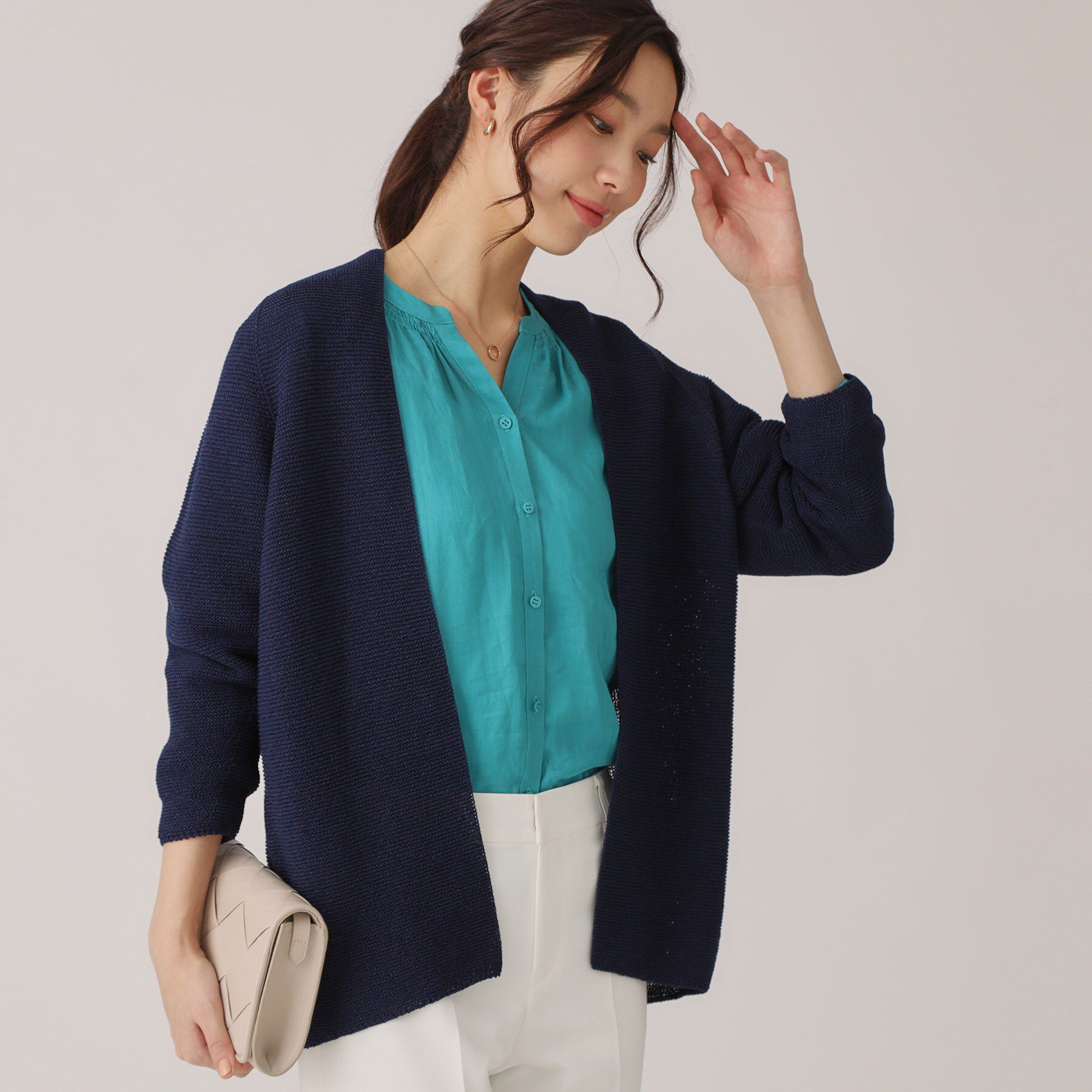 メンズファッションの一押し|【クード シャンス/COUP DE CHANCE】 【洗える/日本製/ヒップ丈】着流しカーディガン