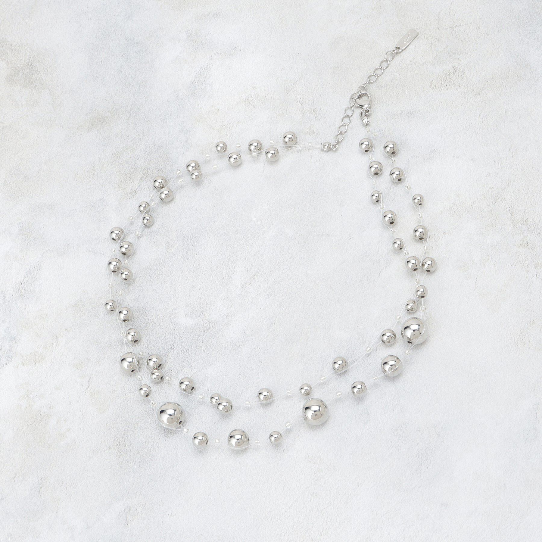 【クード　シャンス/COUP DE CHANCE】 フローボール／ショートネックレス／パール調ネックレス／軽量