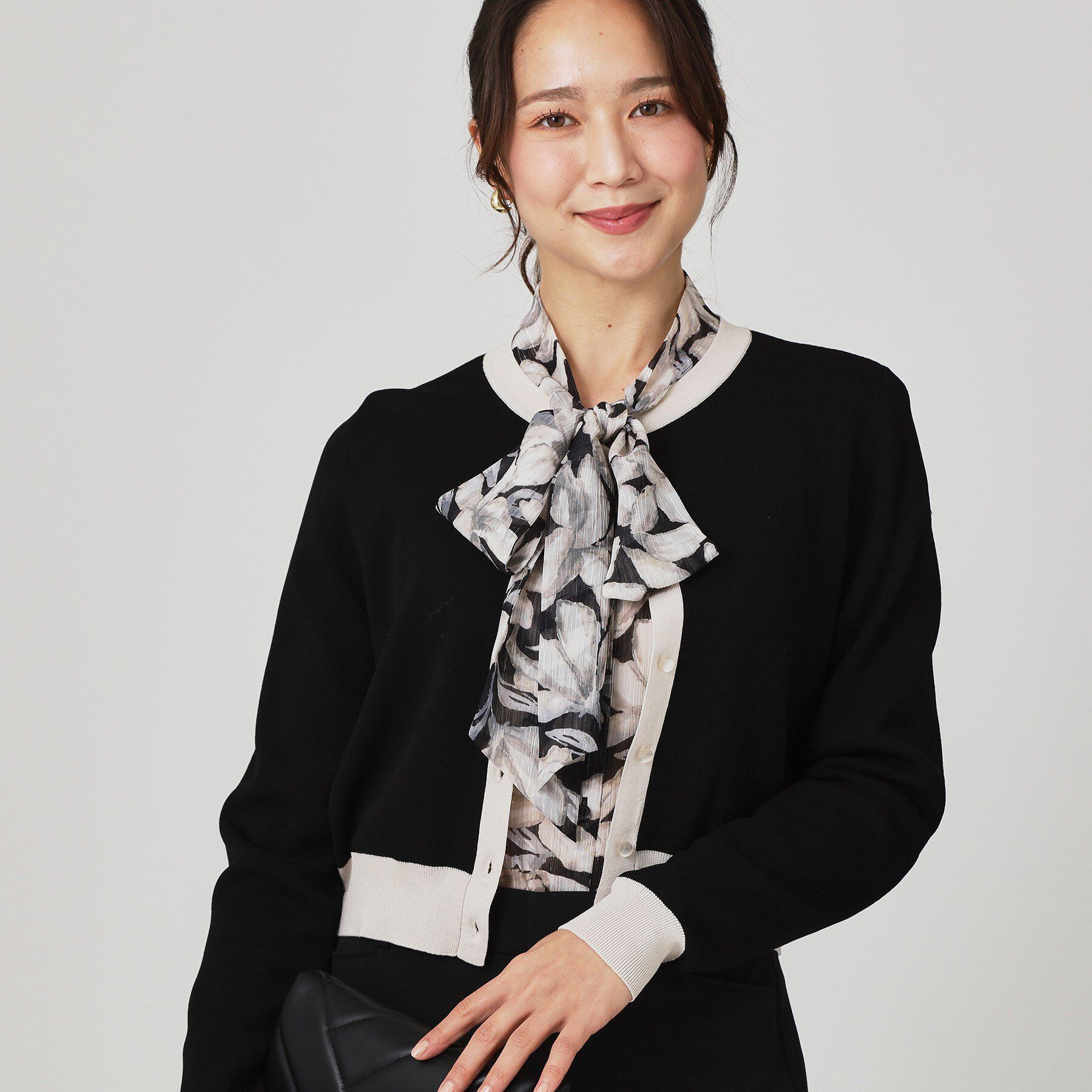 メンズファッションの一押し|【クード シャンス/COUP DE CHANCE】 【手洗い可】幾何柄風ジャカードカーディガン