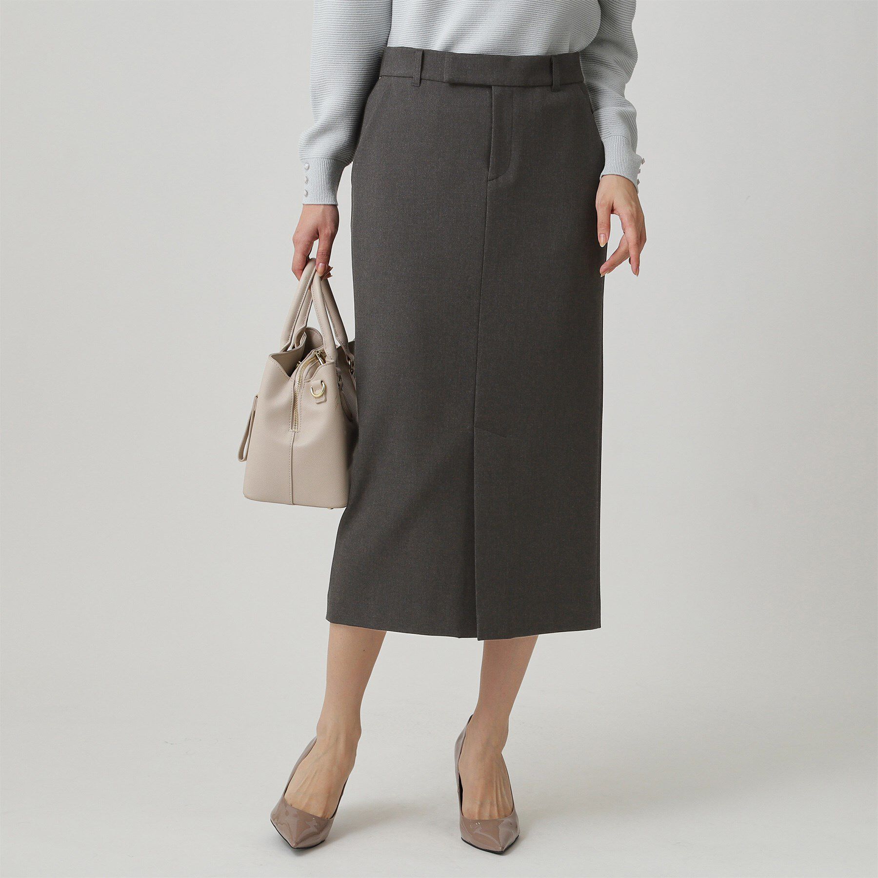 【クード　シャンス/COUP DE CHANCE】 【手洗い可／日本製】ナロータイトスカート