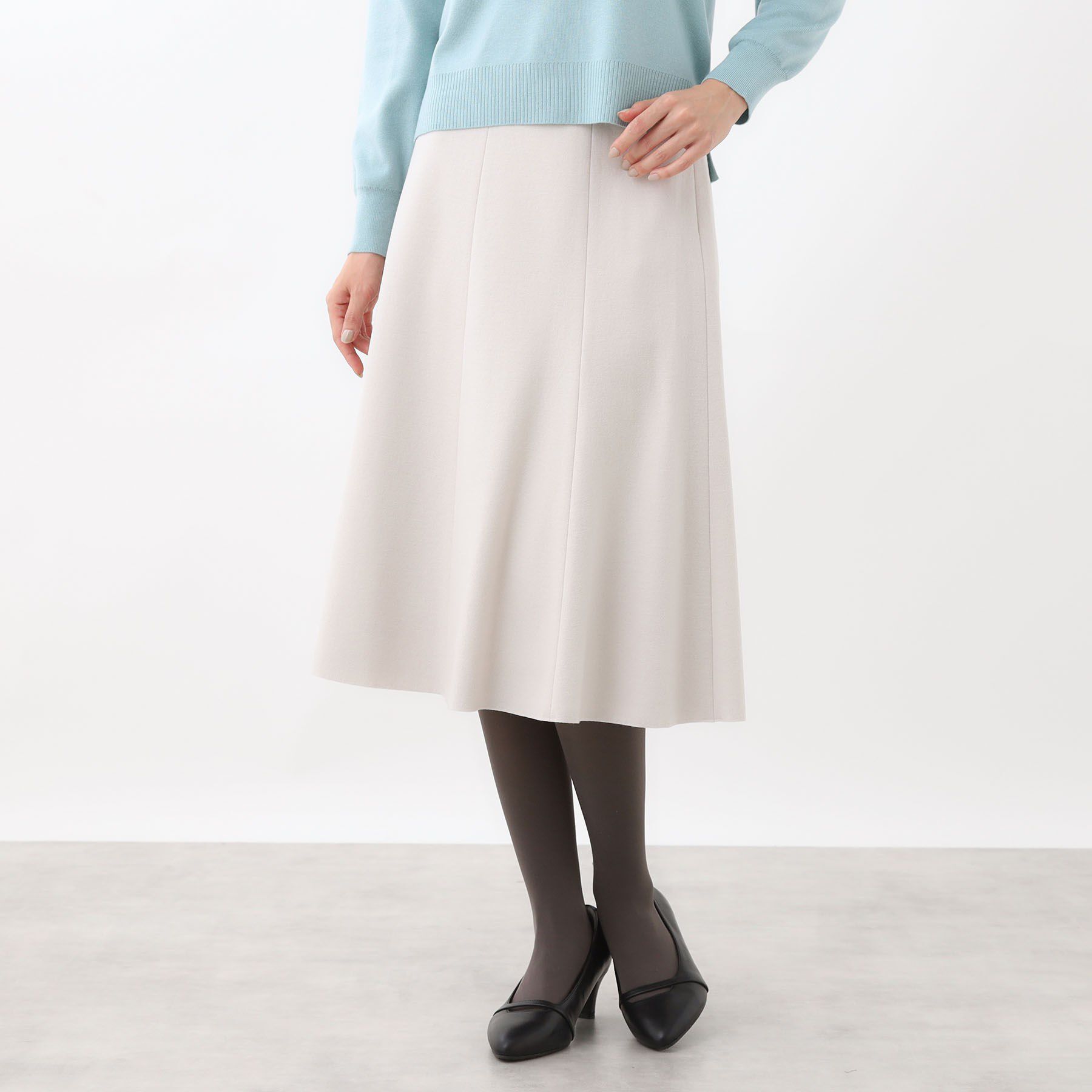 【リフレクト/Reflect】 【選べる5色◎】フレアフリュイドスカート