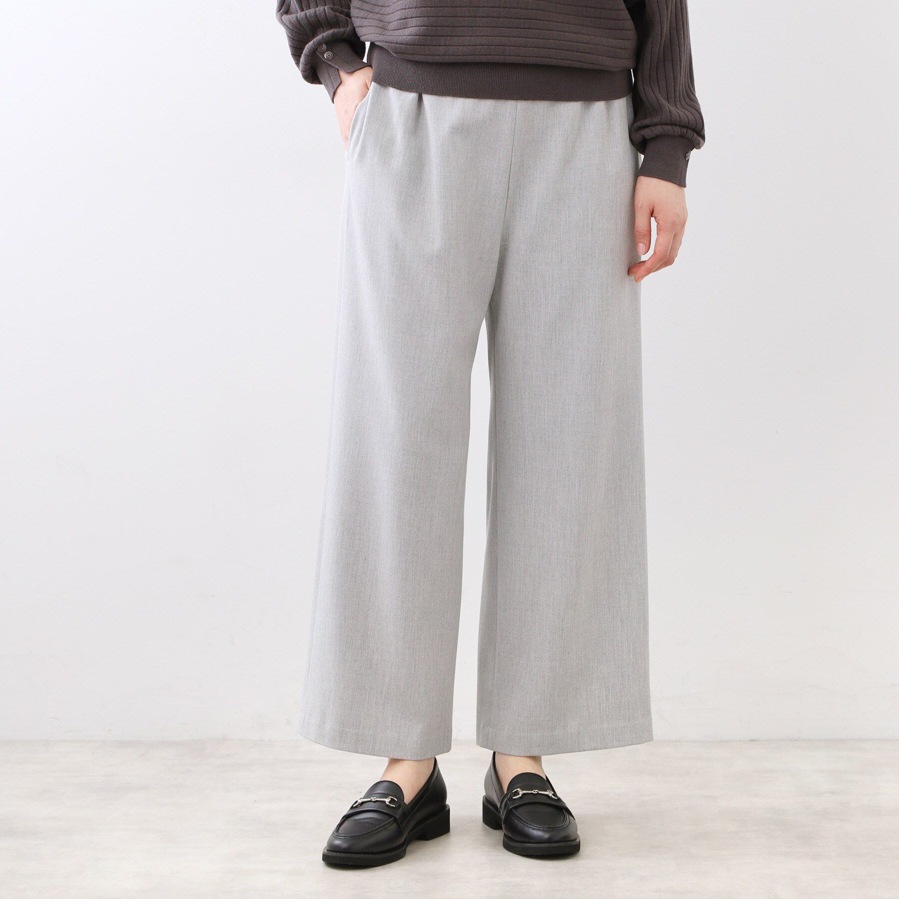 モテ系ファッションメンズ|【リフレクト/Reflect】 【ウエスト総ゴム】ワイドストレートパンツ
