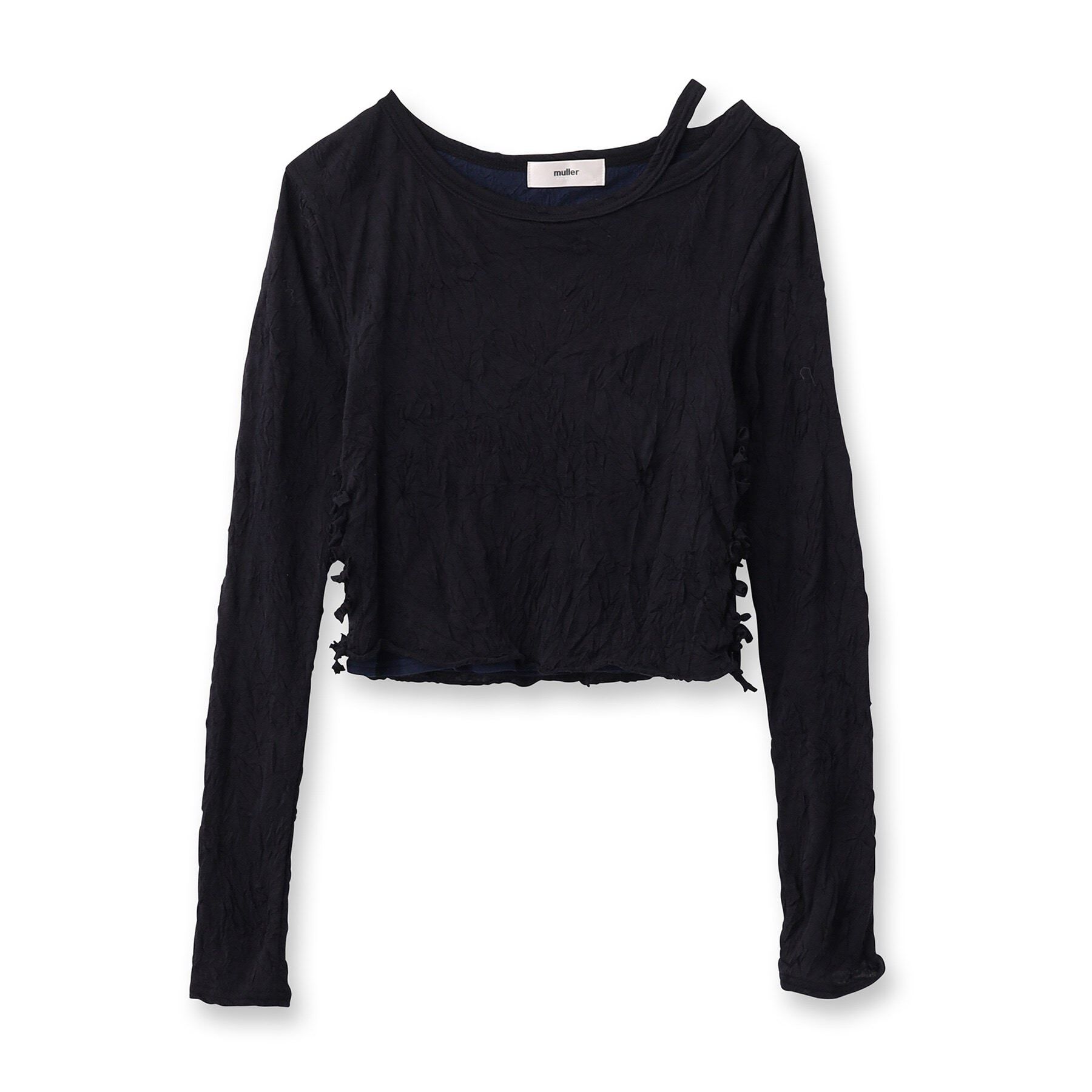 人気メンズファッション|【ドレステリア/DRESSTERIOR】 muller of yoshiokubo（ミュラーオブヨシオクボ）サイドリボン カッティングトップス