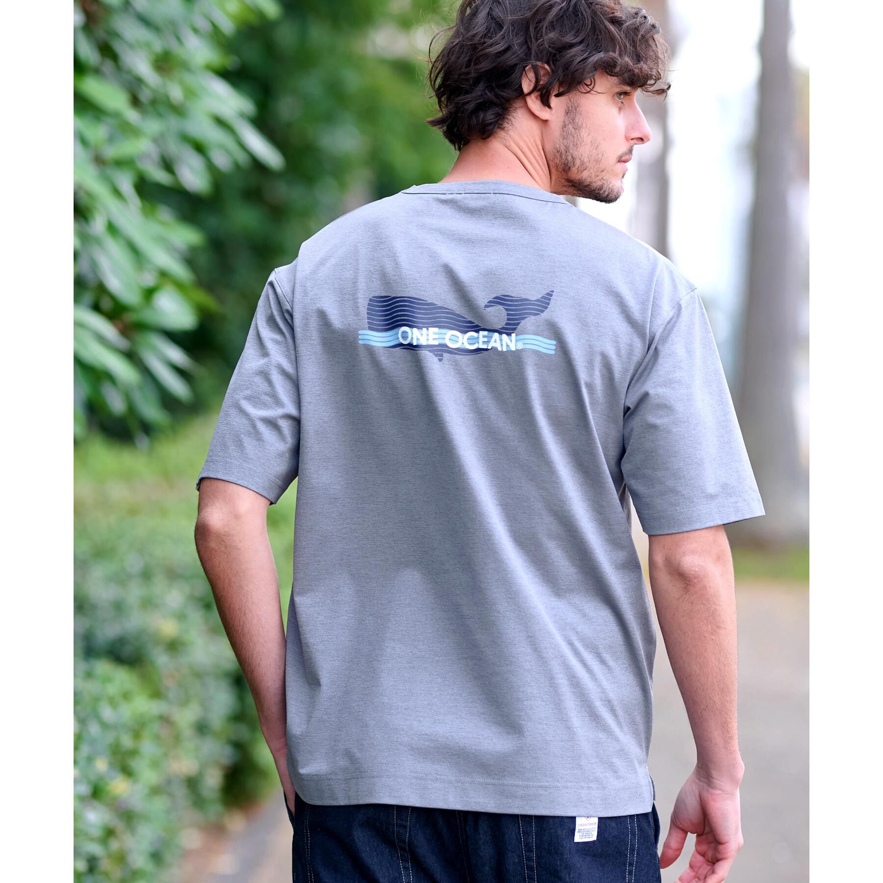 【ドレステリア/DRESSTERIOR】 【クイックドライ】ONE OCEAN サステナブルTシャツ