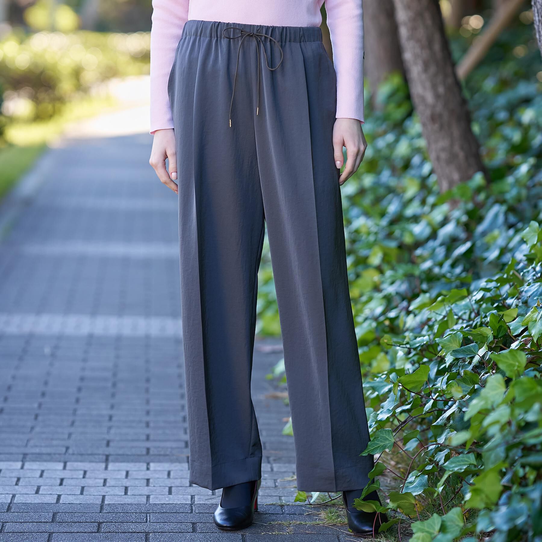 メンズファッションオススメ|【ドレステリア/DRESSTERIOR】 【洗える/ウエストゴム】サテンイージーパンツ