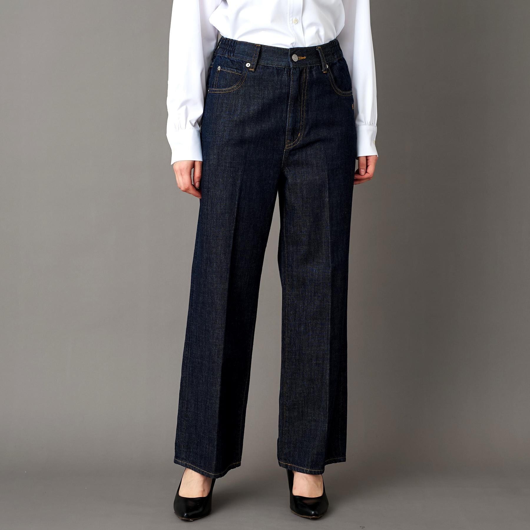 メンズファッションなら|【ドレステリア/DRESSTERIOR】 センタープレスストレートデニム