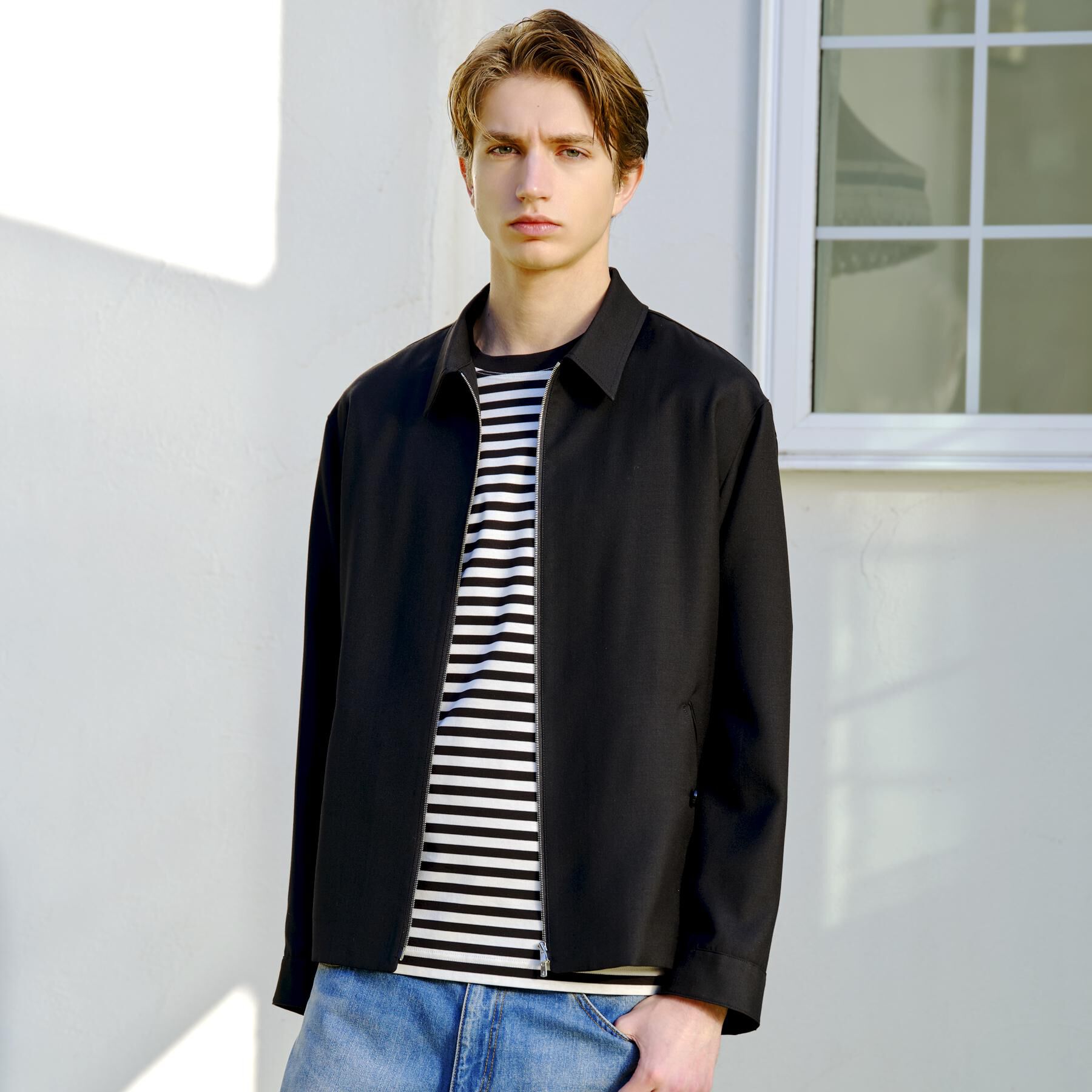 モテ系メンズファッション|【ドレステリア/DRESSTERIOR】 ウォッシャブル ウールハリントン ジャケット