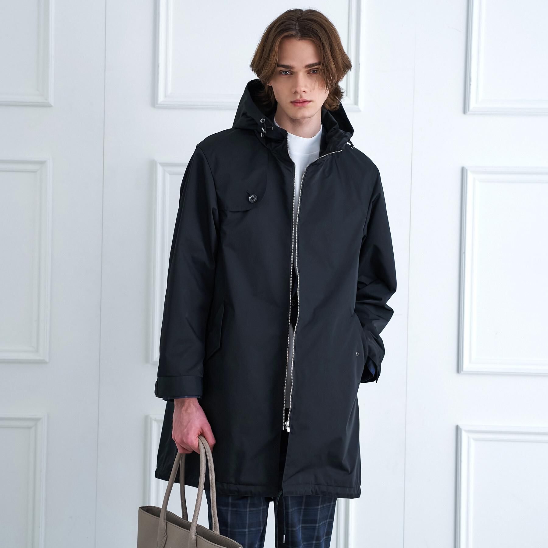 人気ファッションメンズ|【ドレステリア/DRESSTERIOR】 【撥水素材】レインプルーフ フーデッドコート