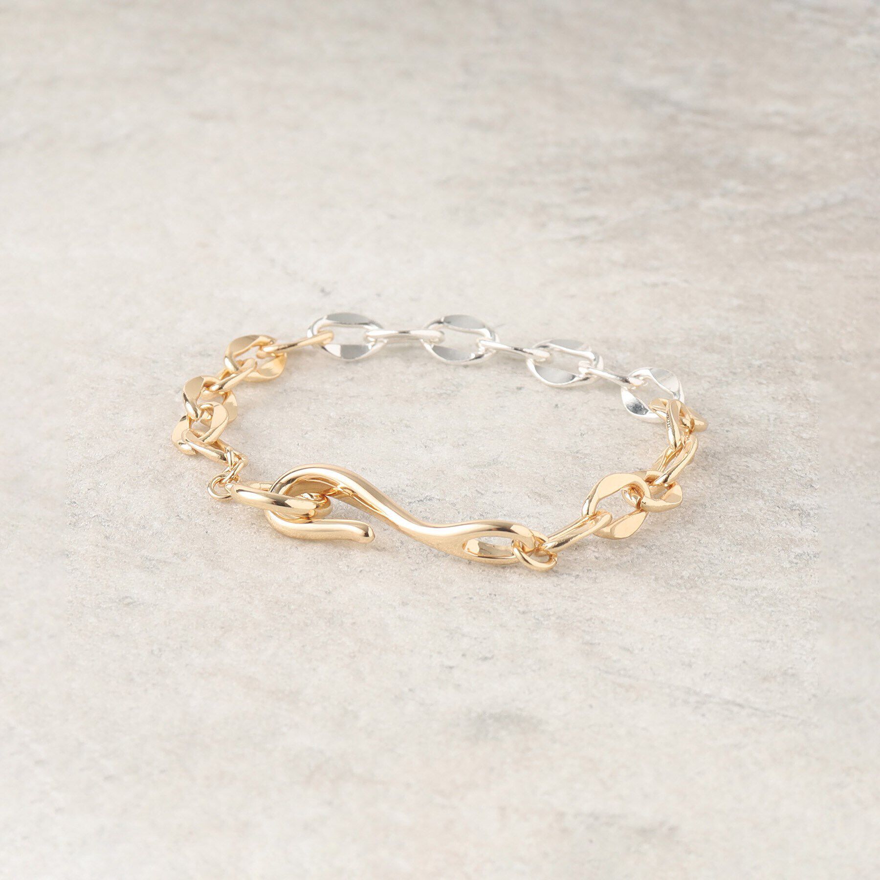 【グローブ/grove】 メタルチェーンブレスレット