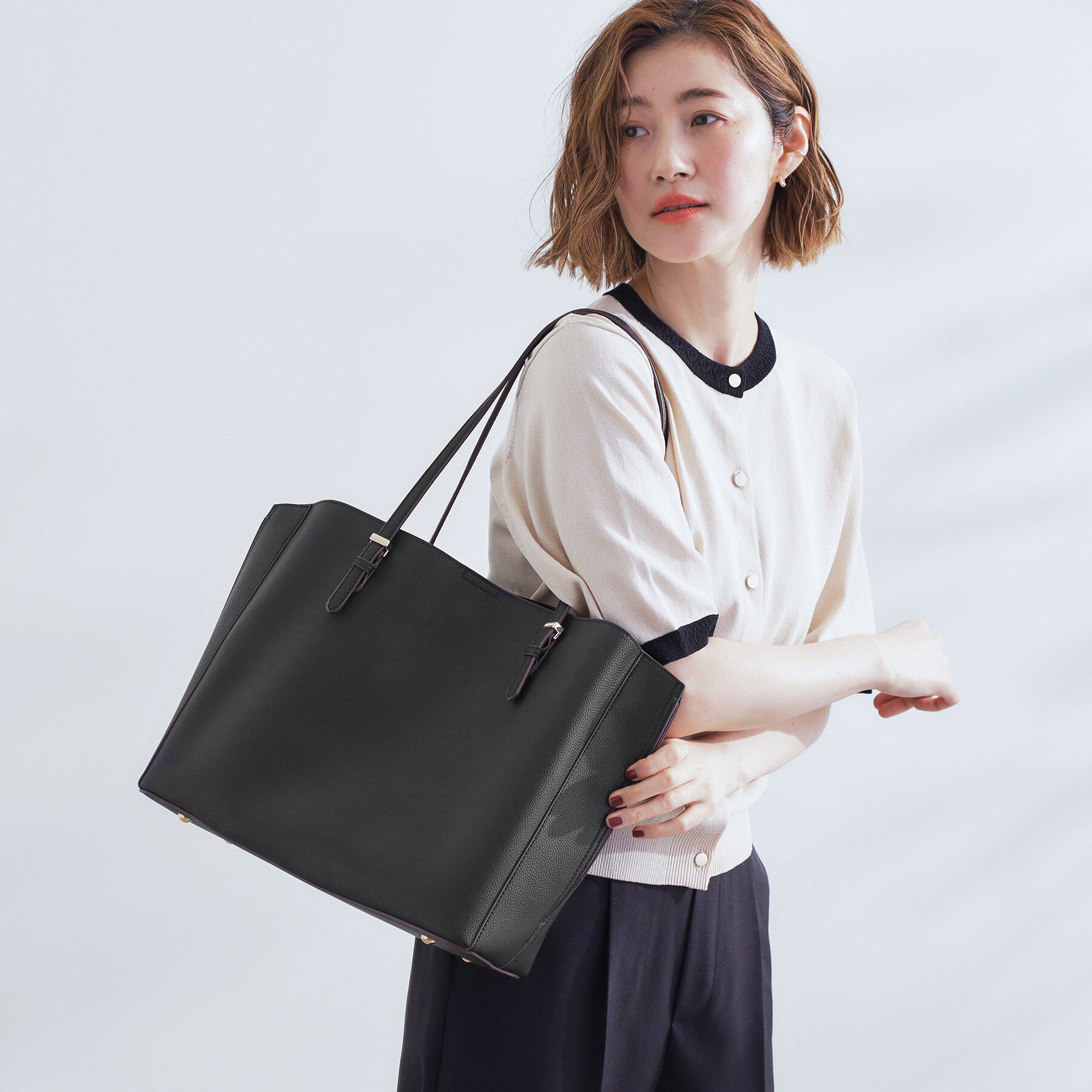 ファッションメンズお薦め|【グローブ/grove】 【人間工学・A4】サイドスリットトート