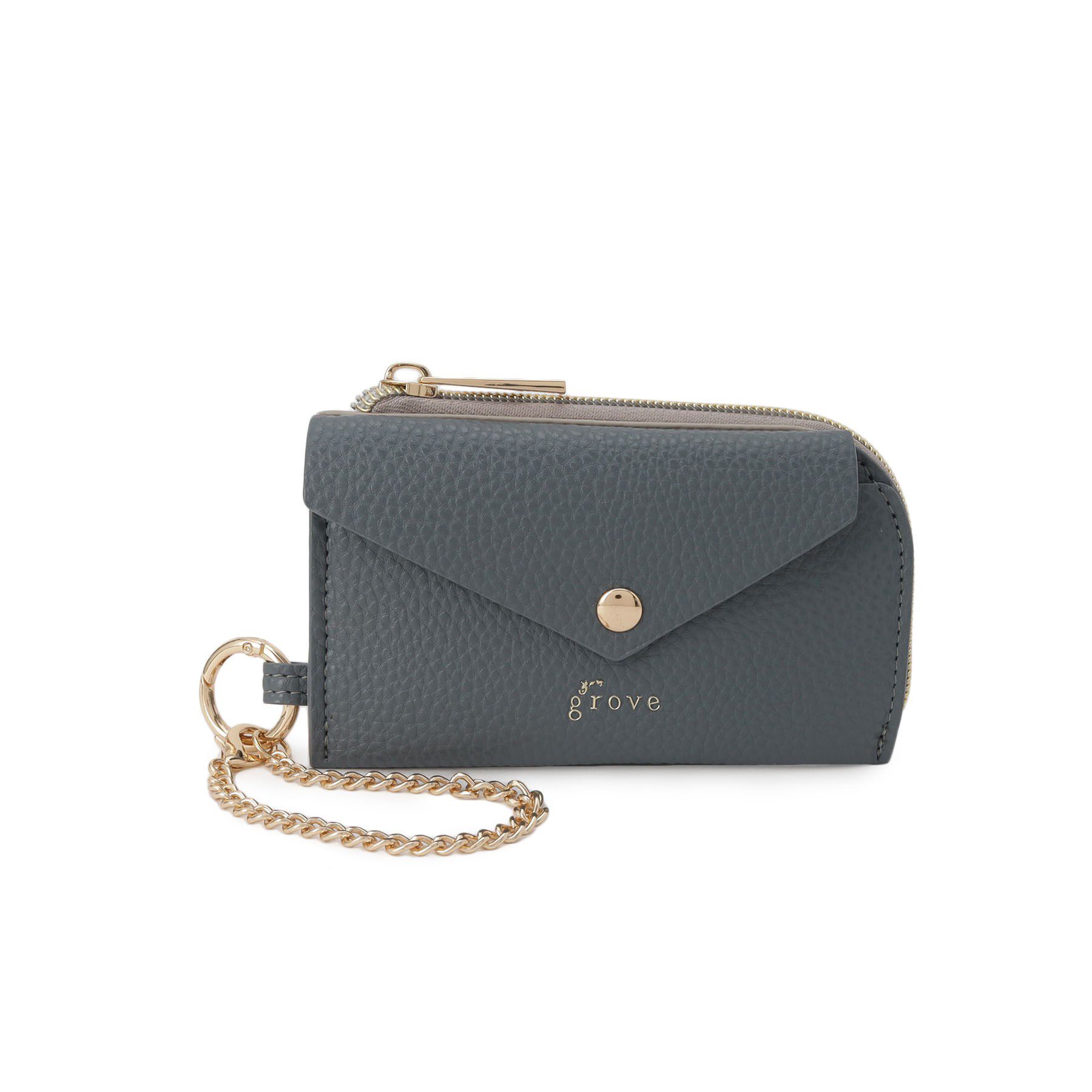 メンズファッションオススメ|【グローブ/grove】 フラップパスカードチェーンポーチ