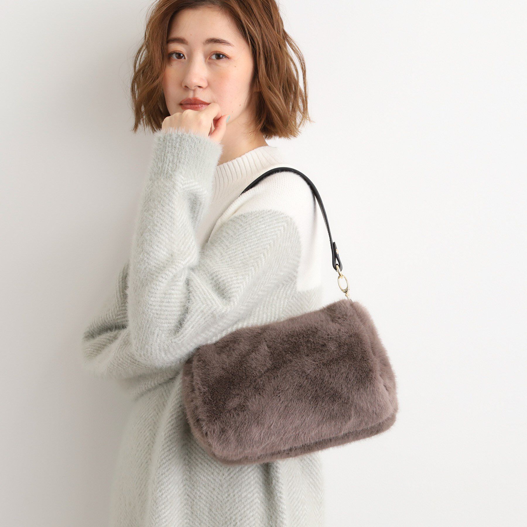 【グローブ/grove】 エコファーダブルショルダー