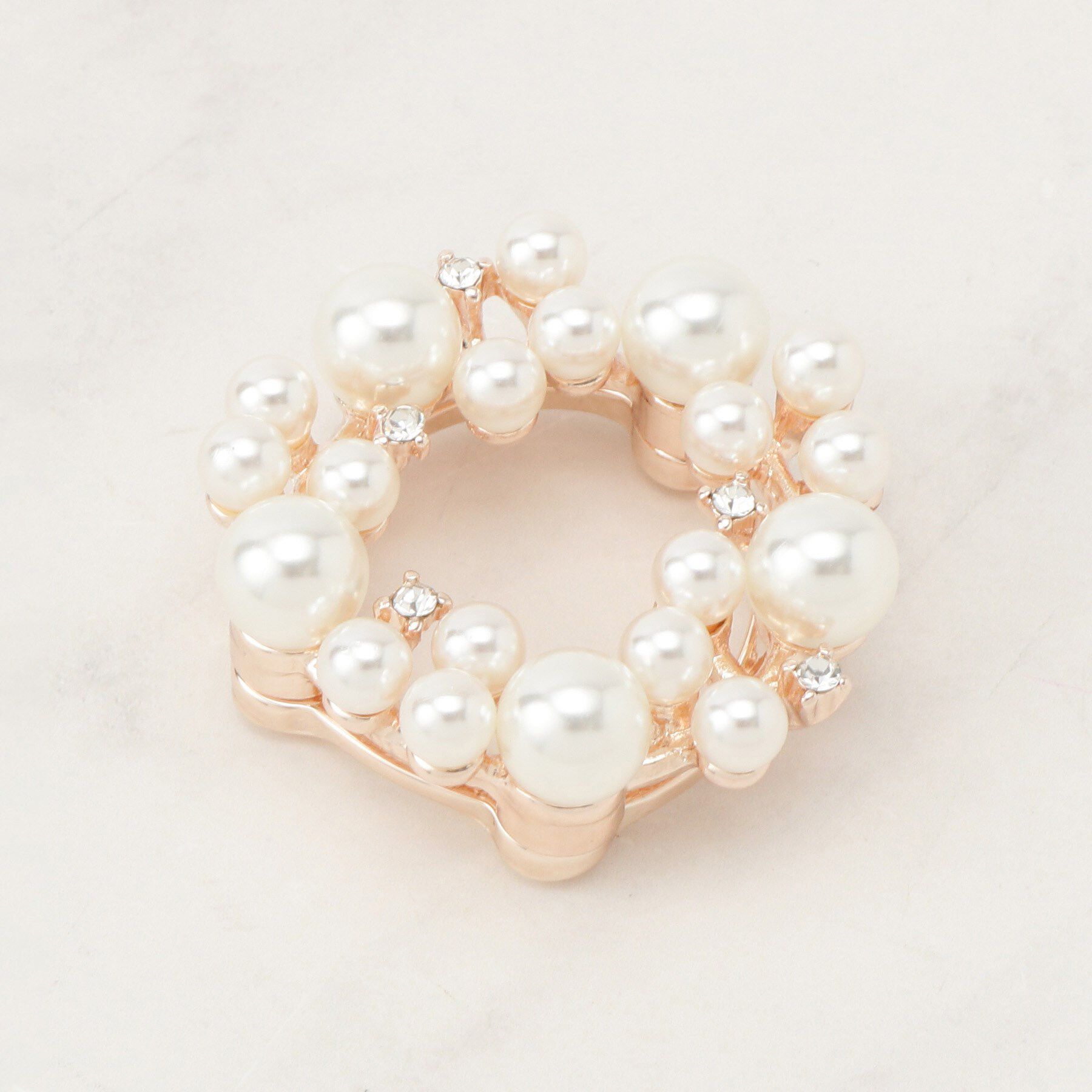 【グローブ/grove】 マグネットラウンドブローチ