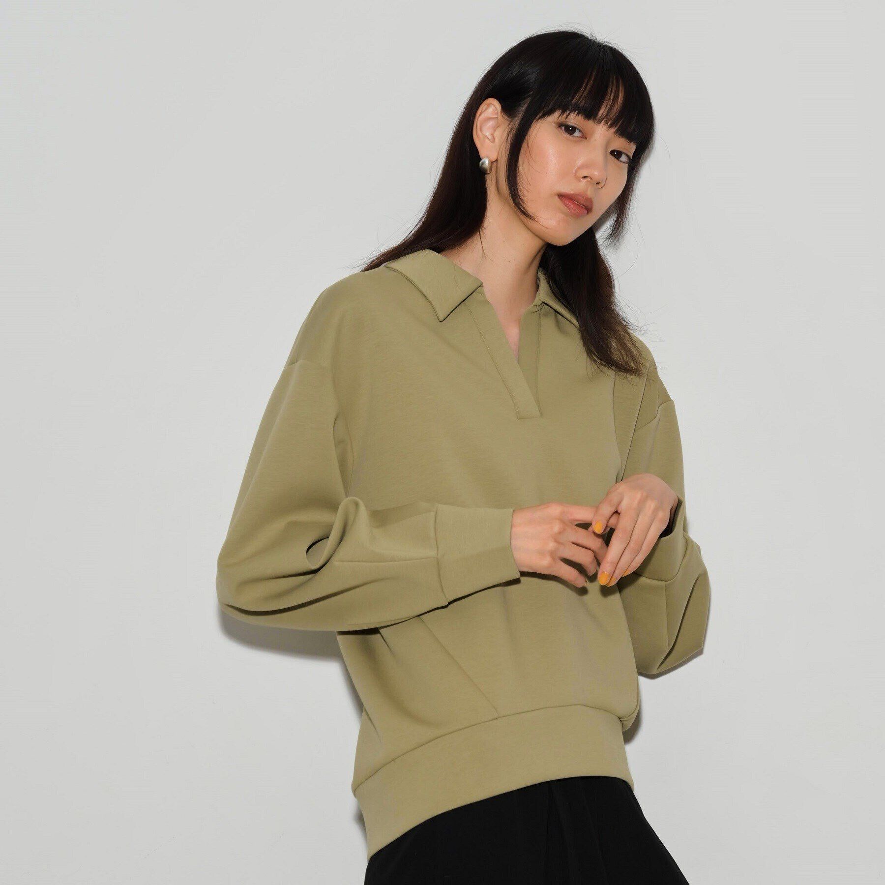 メンズファッションの一押し|【インディヴィ/INDIVI】 ボンディングスキッパーポロTOPS