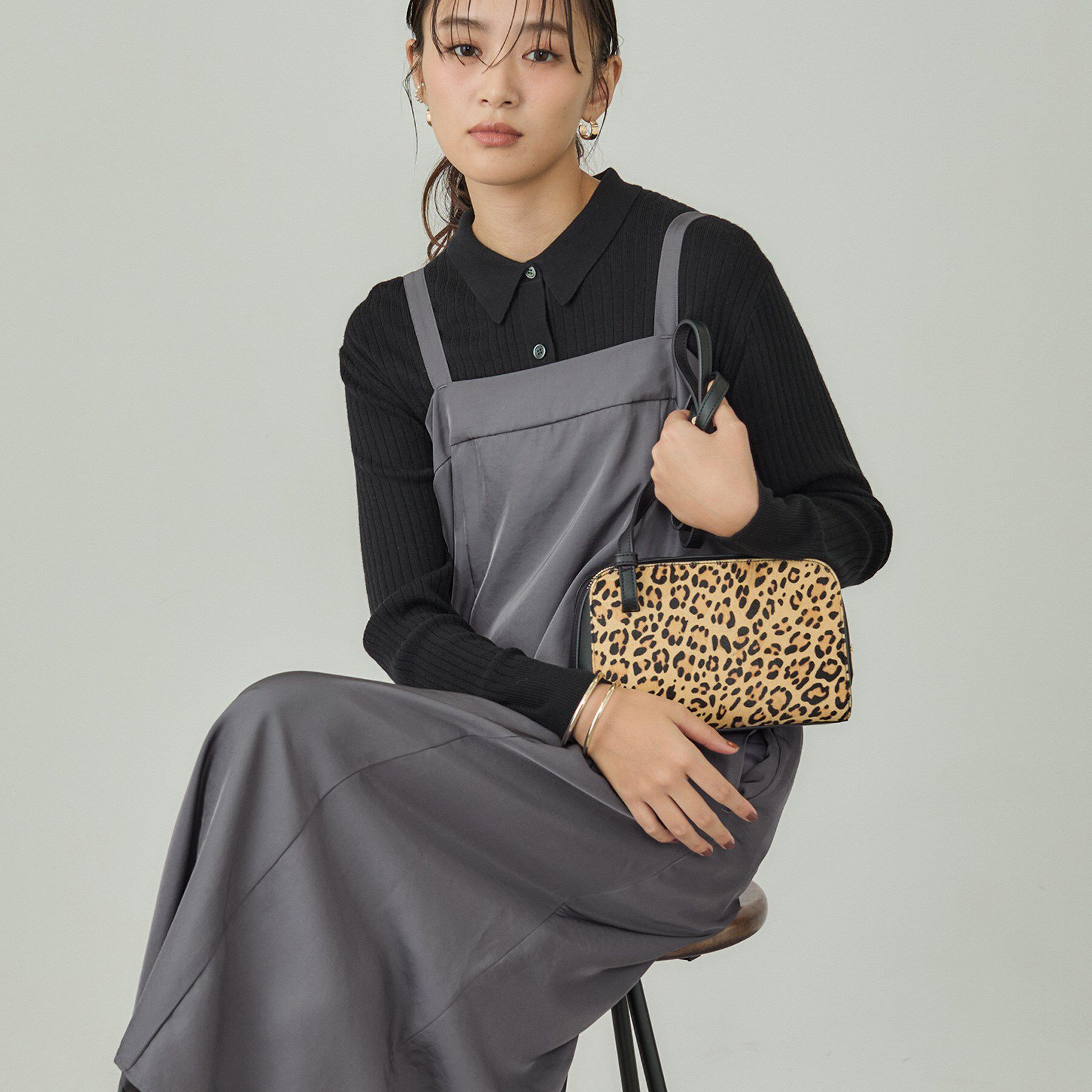 【インディヴィ/INDIVI】 【洗える／UVケア】スリップワンピース