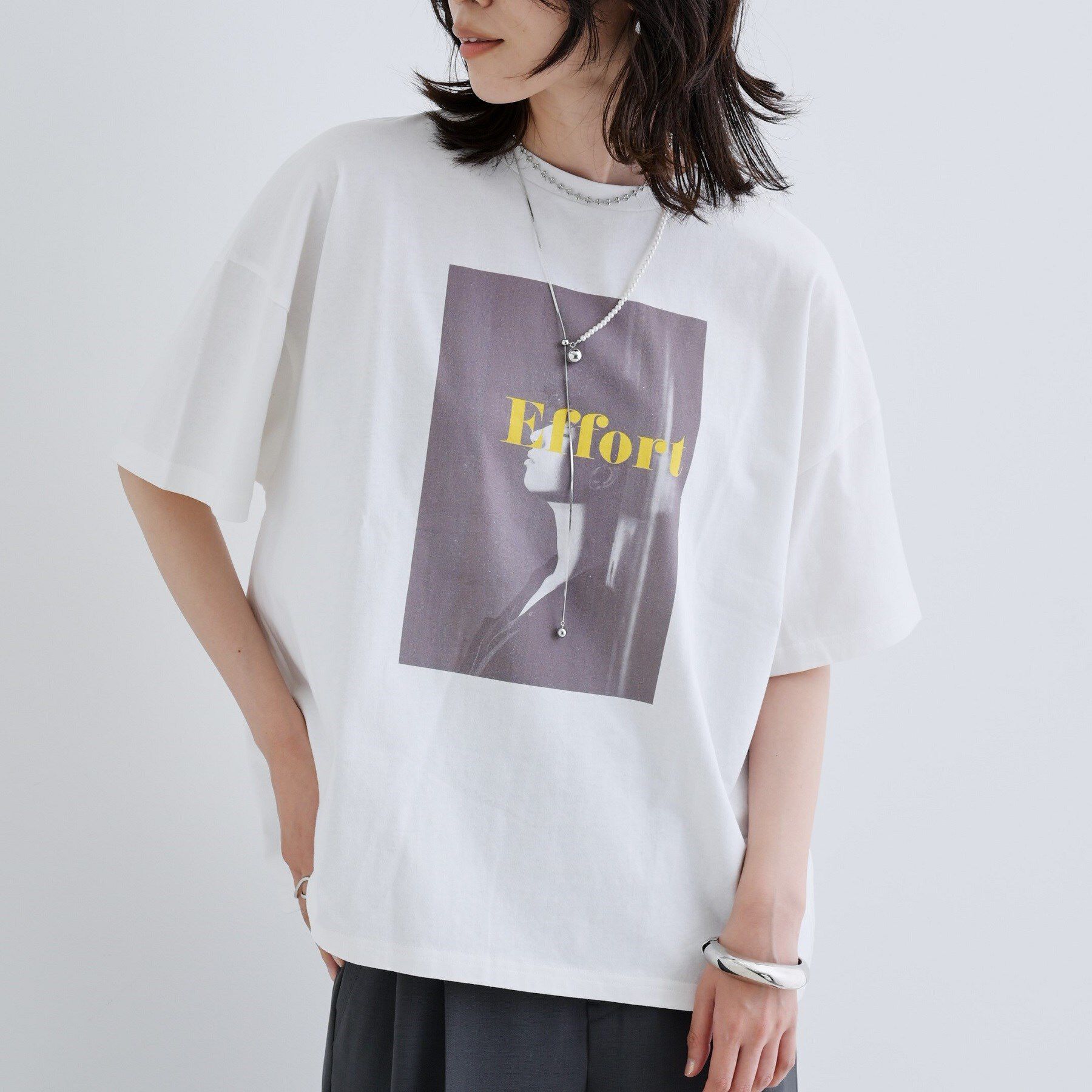 ファッションメンズのイチオシ|【インディヴィ/INDIVI】 【一部店舗限定】フォトプリントT