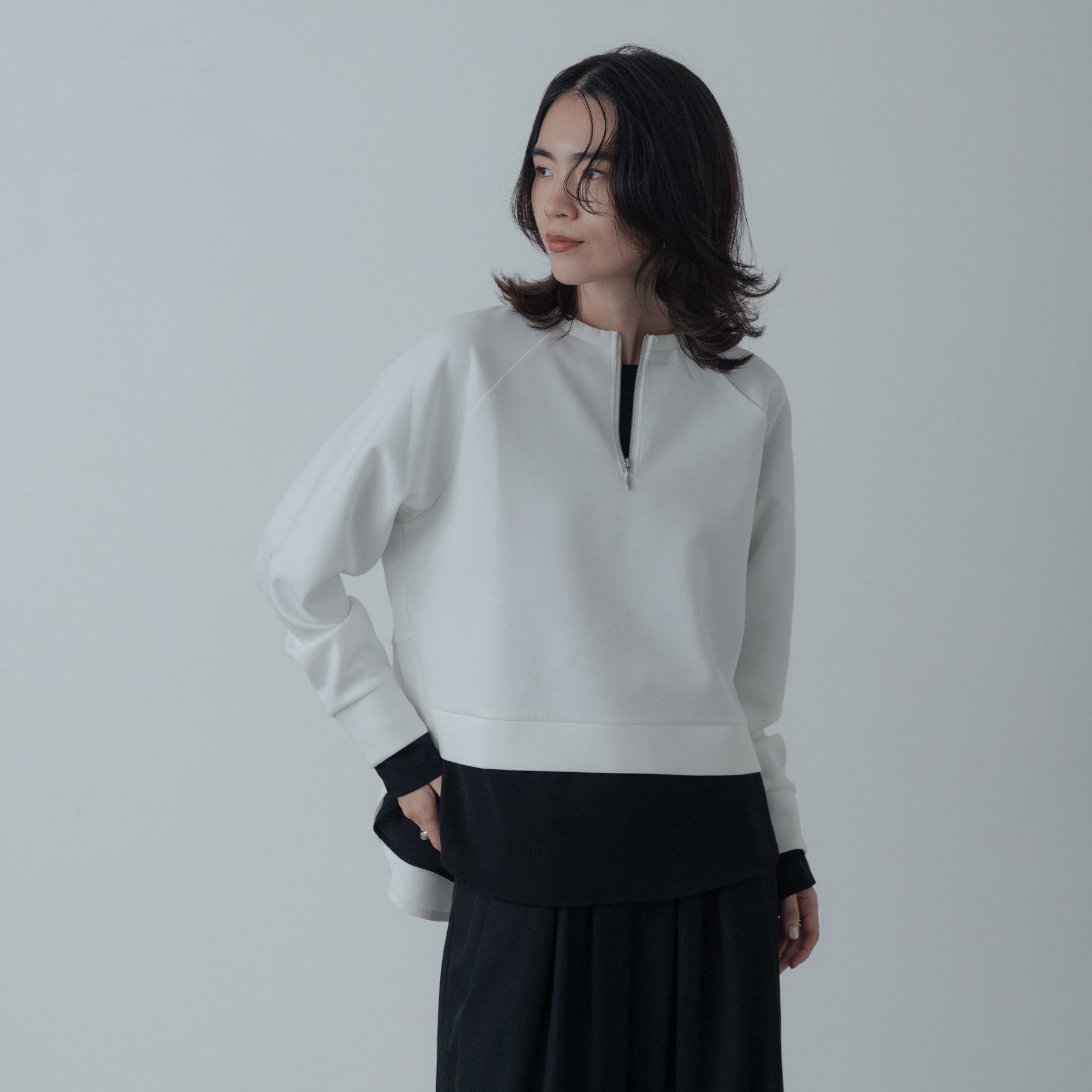 メンズファッションの一押し|【インディヴィ/INDIVI】 フォルムダンボールトップス