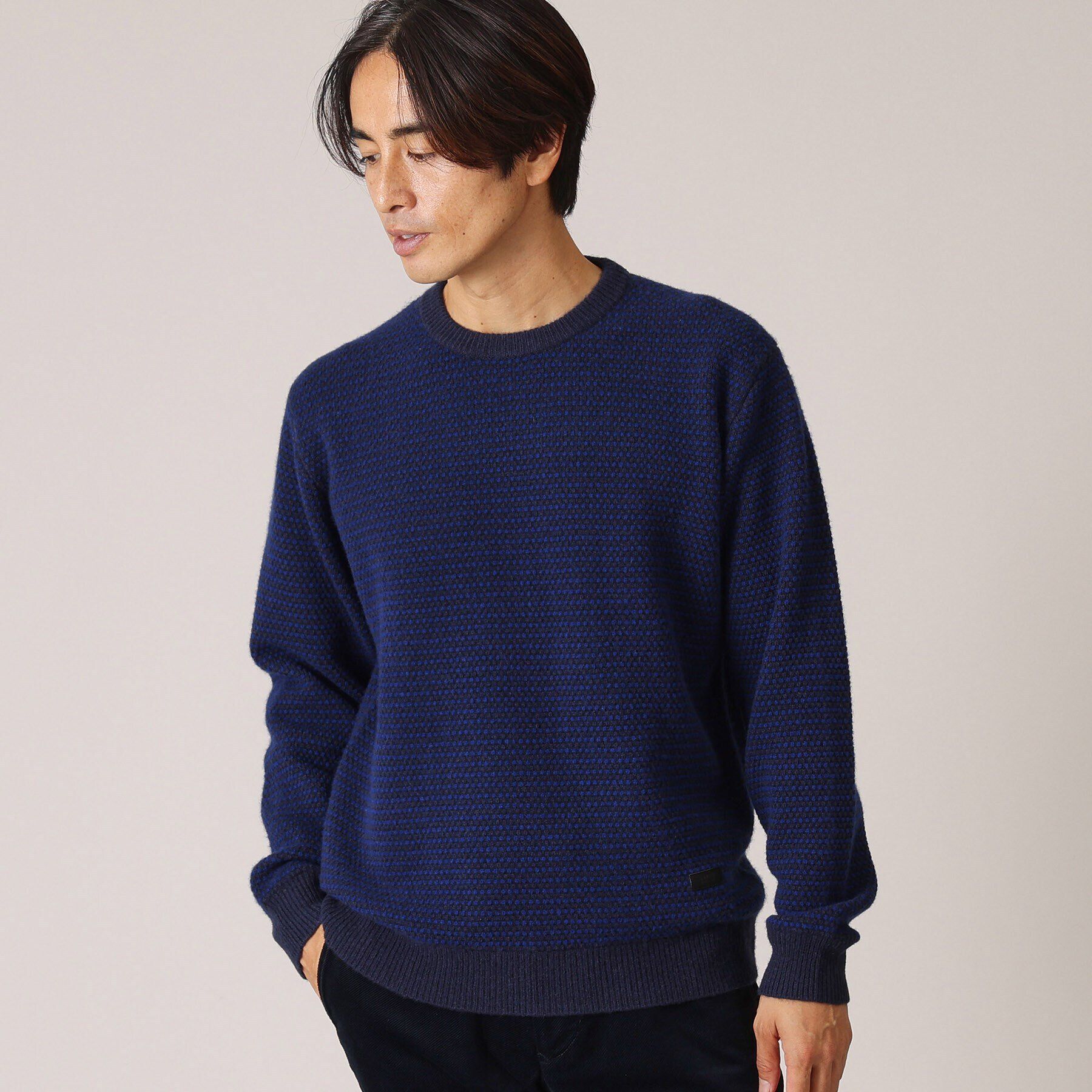 【タケオキクチ/TAKEO KIKUCHI】 ドットメランジ プルオーバー ニット