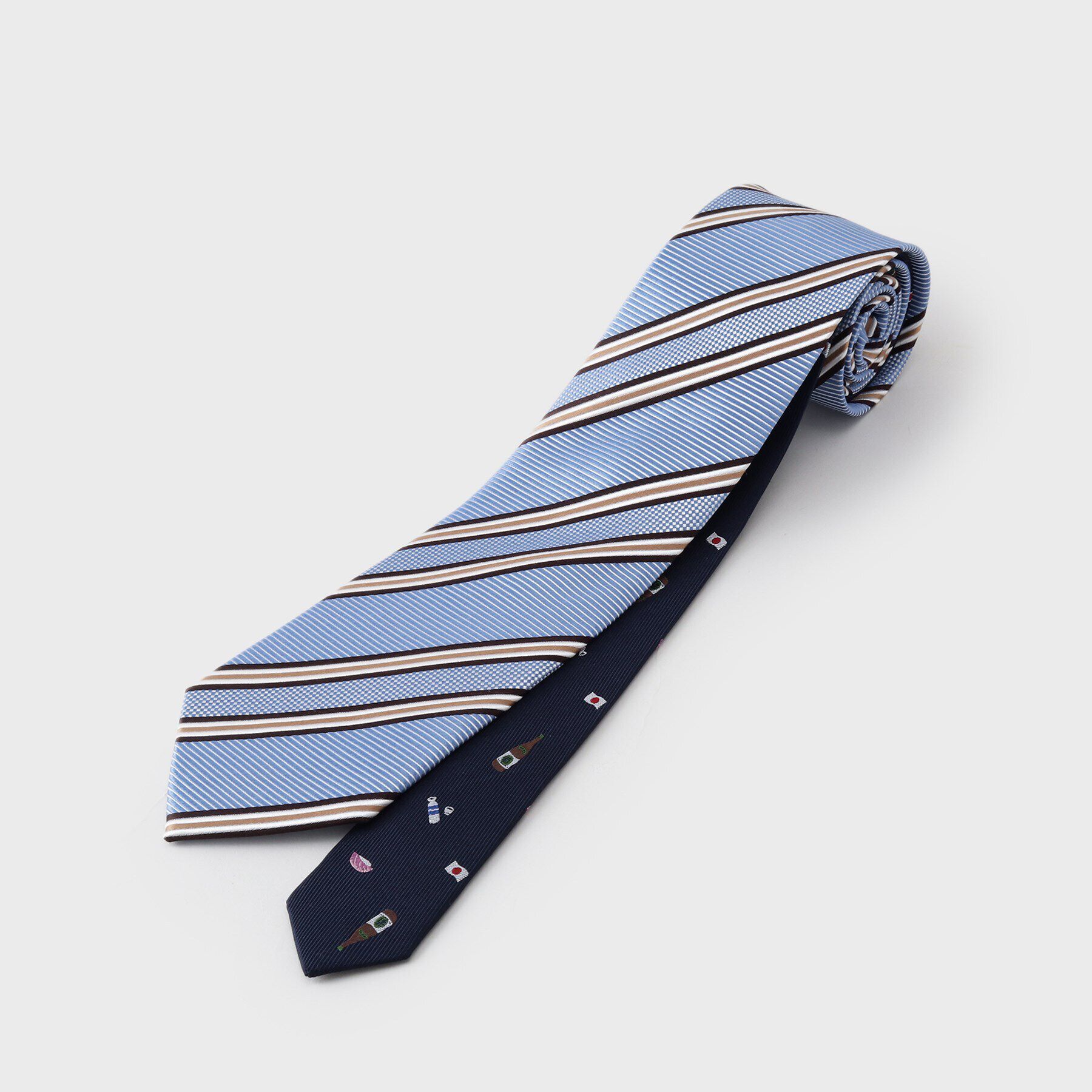 【タケオキクチ/TAKEO KIKUCHI】 【会話の増えるネクタイ】ベーシックストライプ チェンジタイ