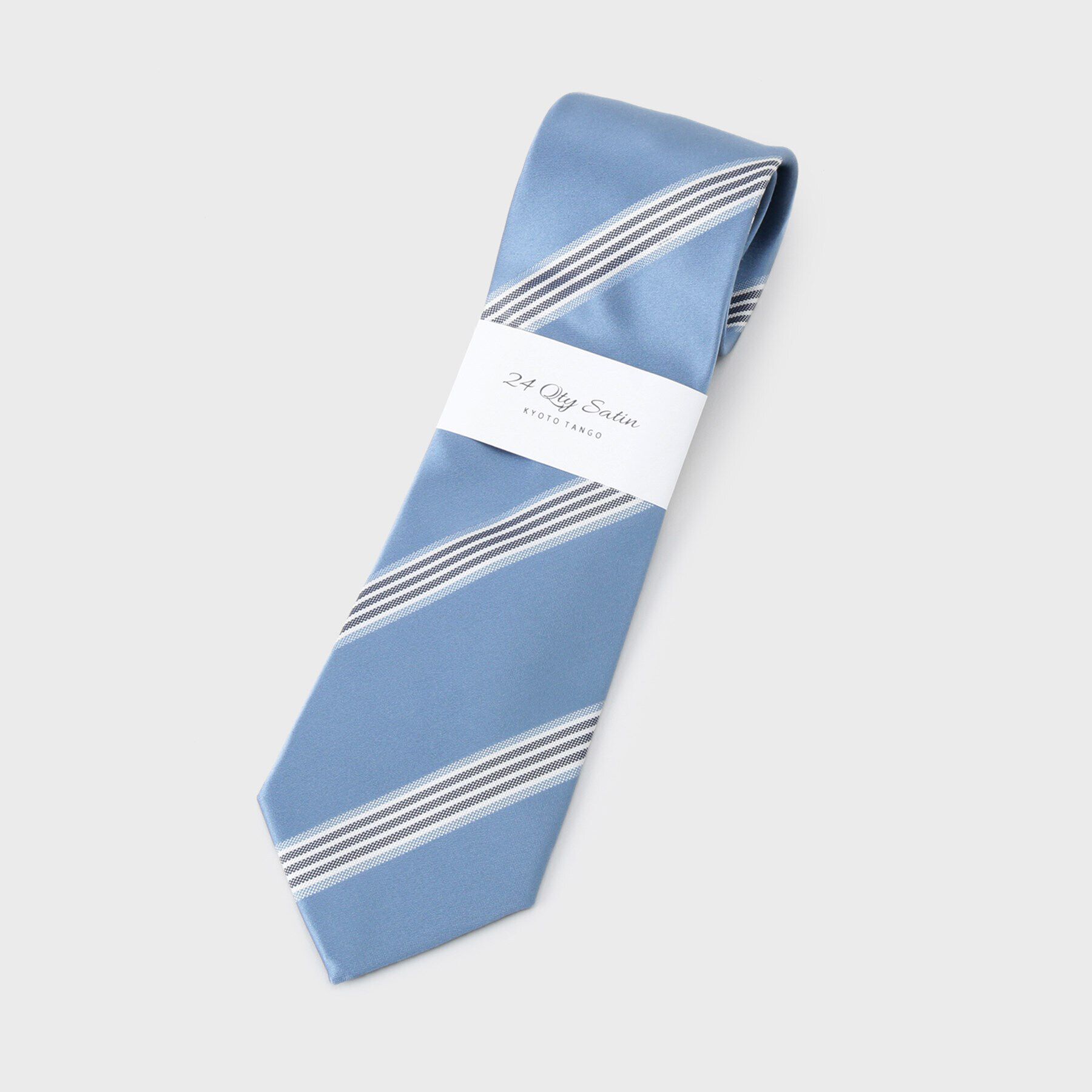 【タケオキクチ/TAKEO KIKUCHI】 【Made in JAPAN】24Qty Satin シルクネクタイ