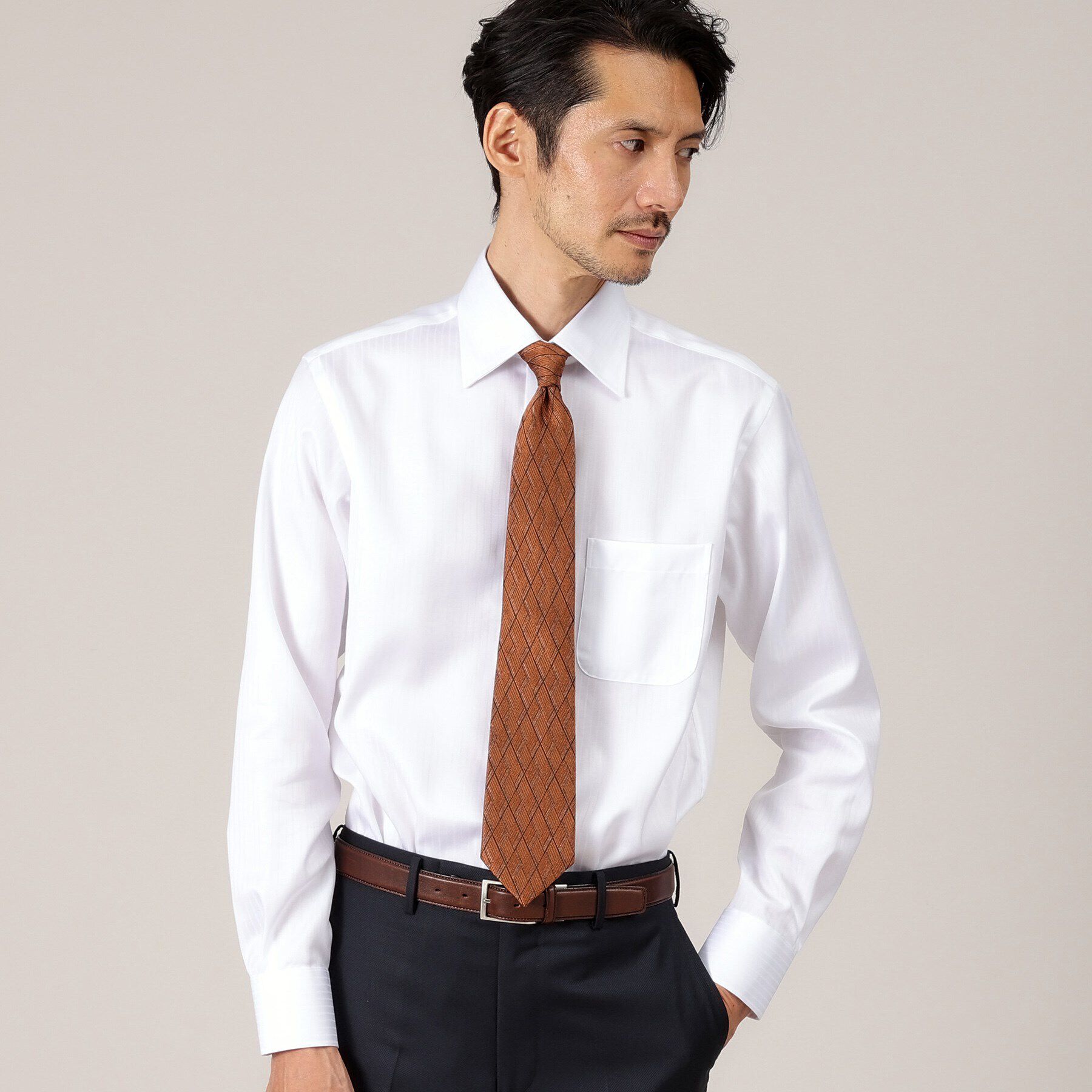 【タケオキクチ/TAKEO KIKUCHI】 シャドードビー ドレスシャツ