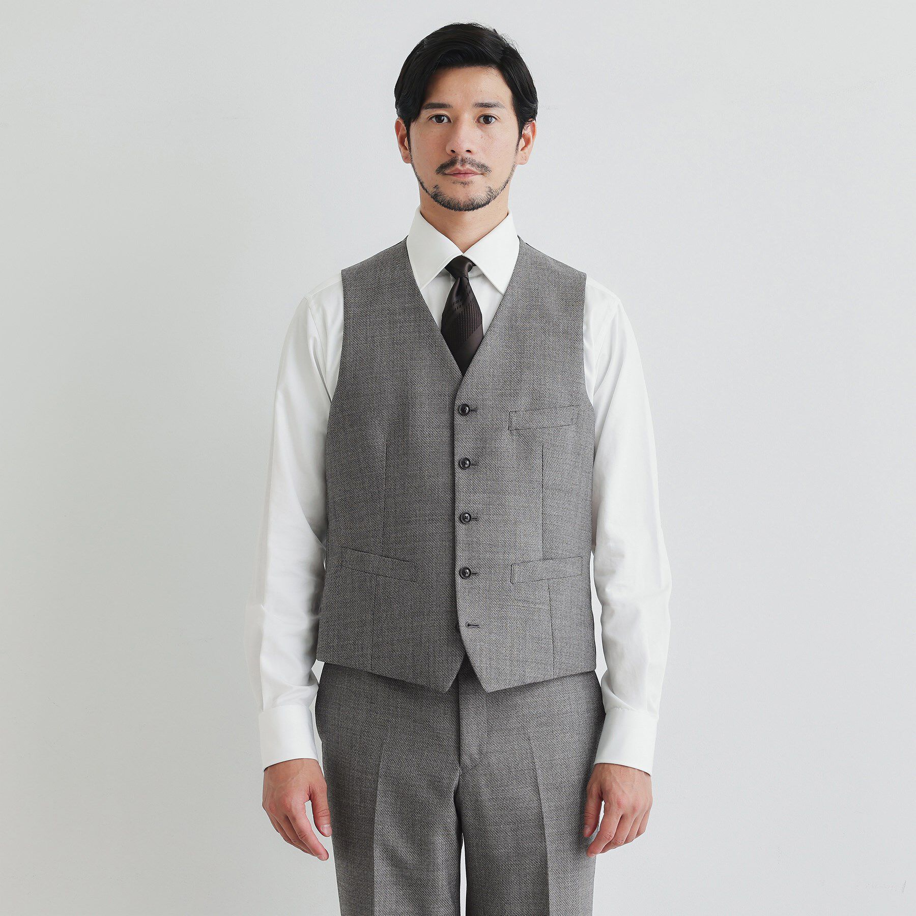 【タケオキクチ/TAKEO KIKUCHI】 鱗紋 ベスト