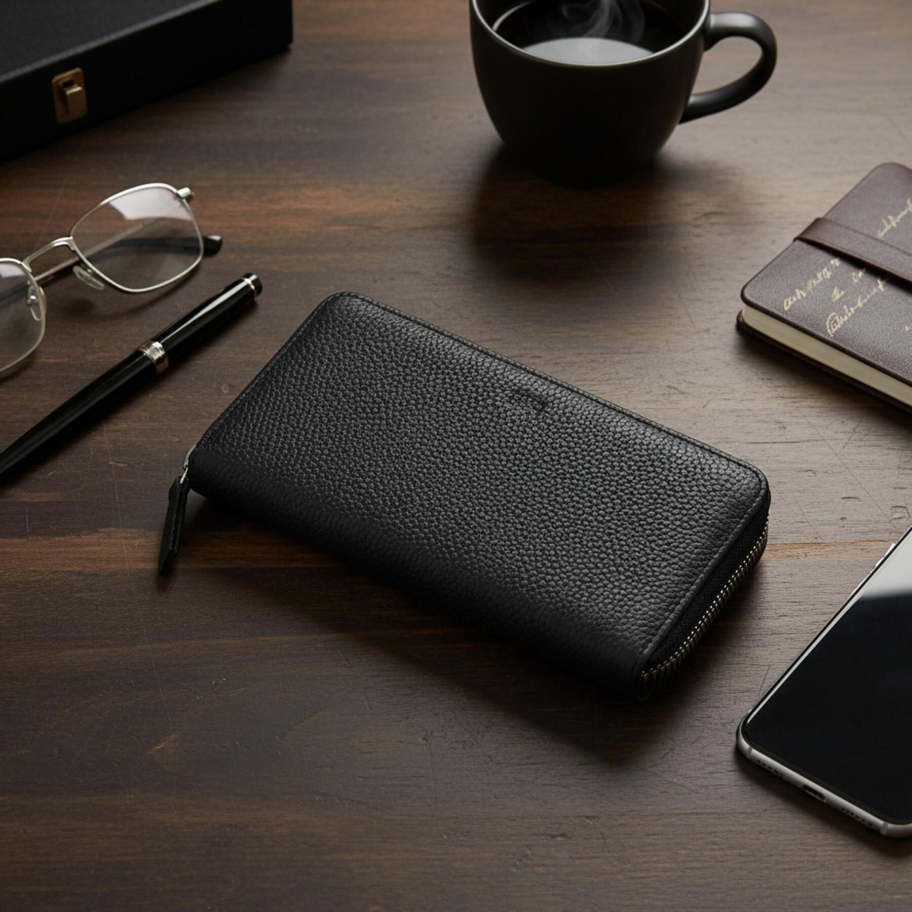 【タケオキクチ/TAKEO KIKUCHI】 ソフトシュリンクレザー長財布